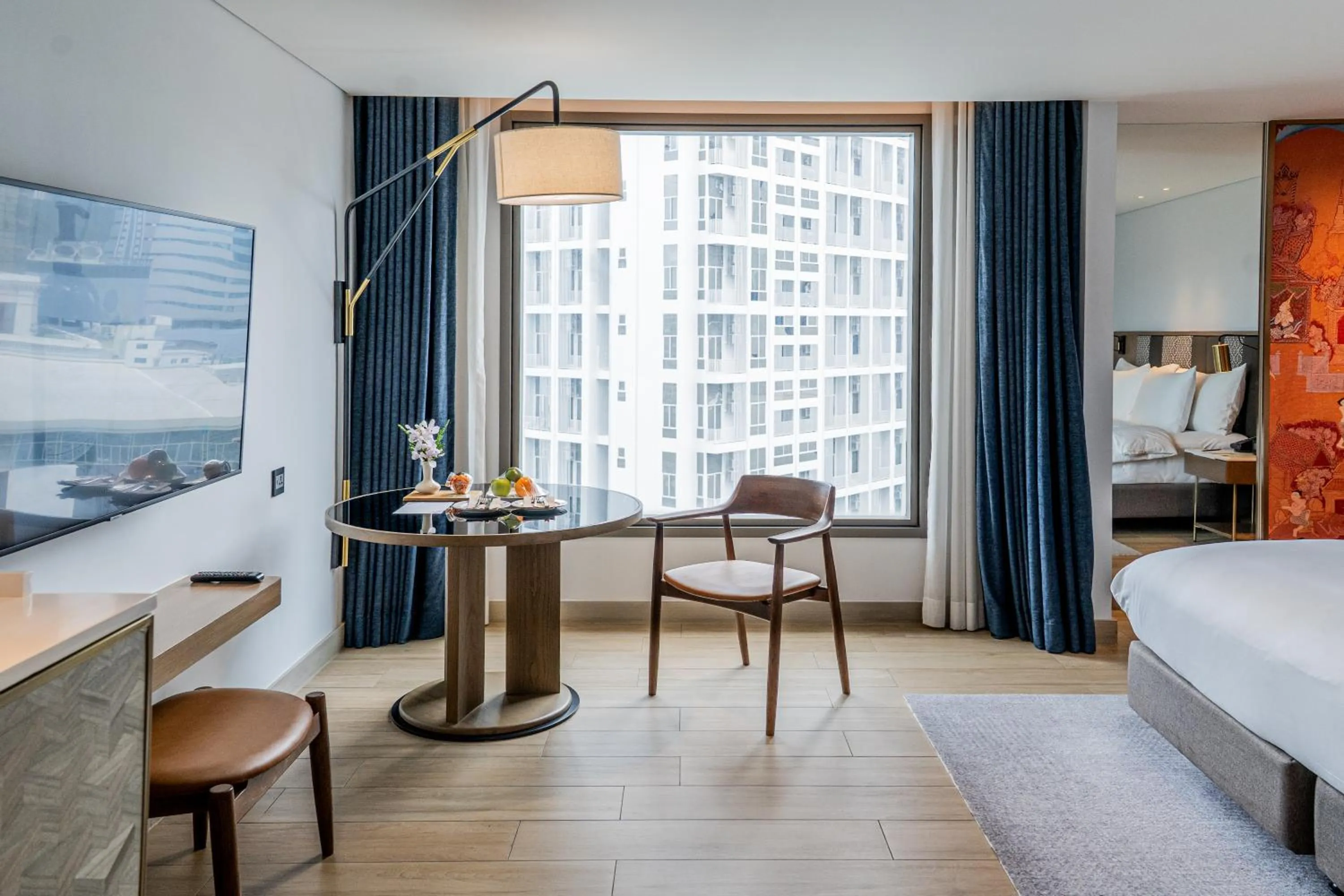 Bed in Montien Hotel Surawong Bangkok