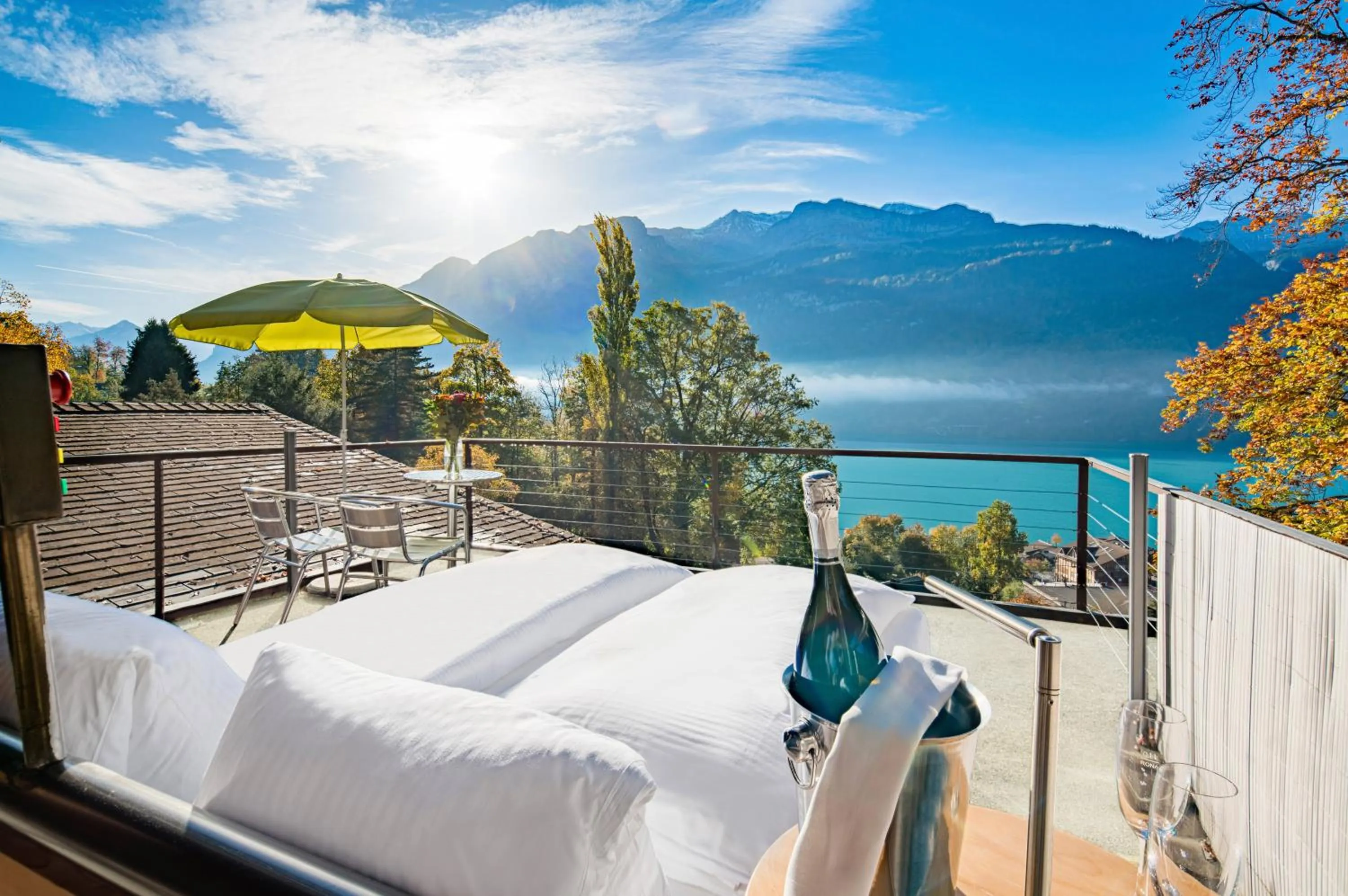 Bed in Hotel Lindenhof by Crossworld AG