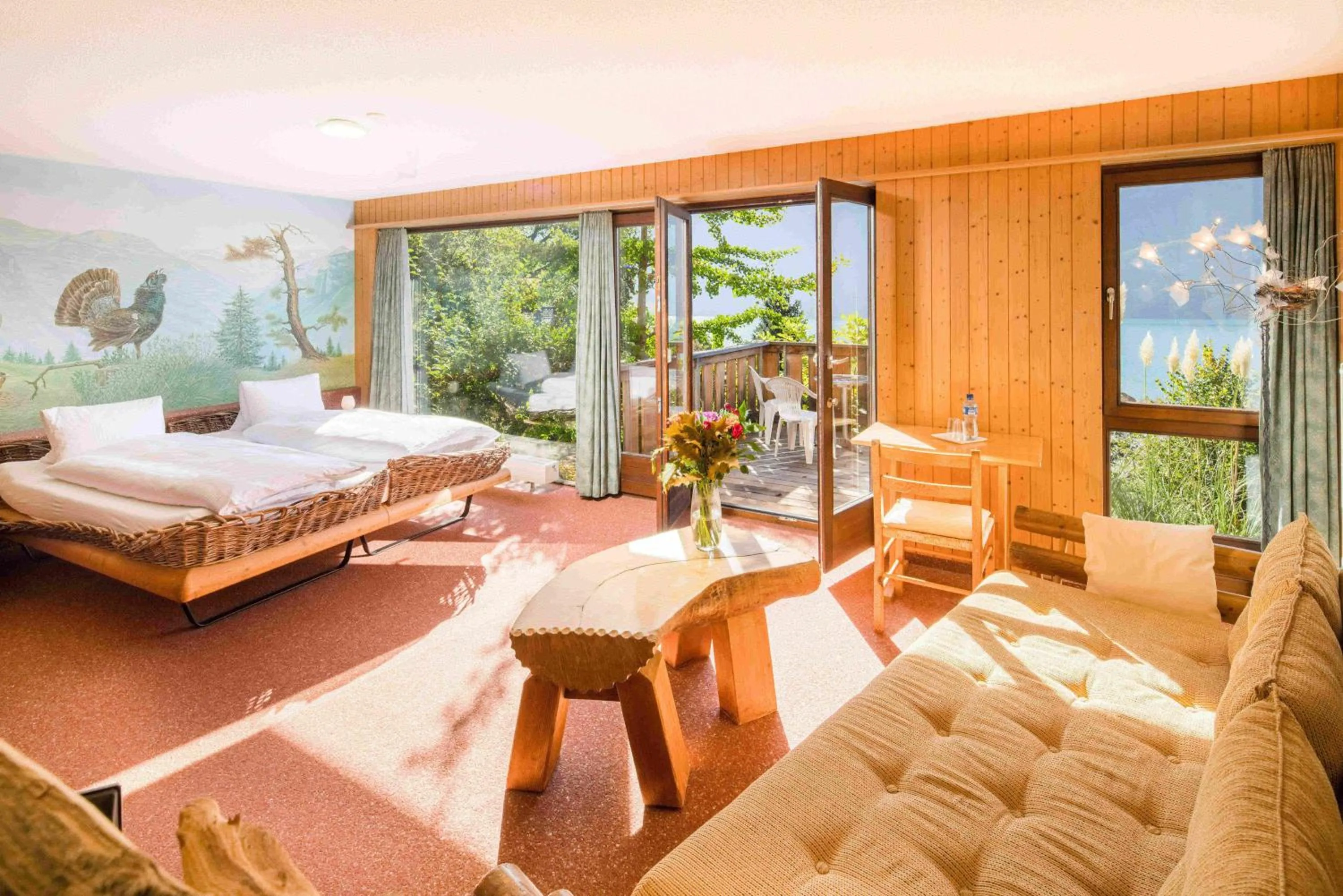 Photo of the whole room, Bed in Hotel Lindenhof by Crossworld AG