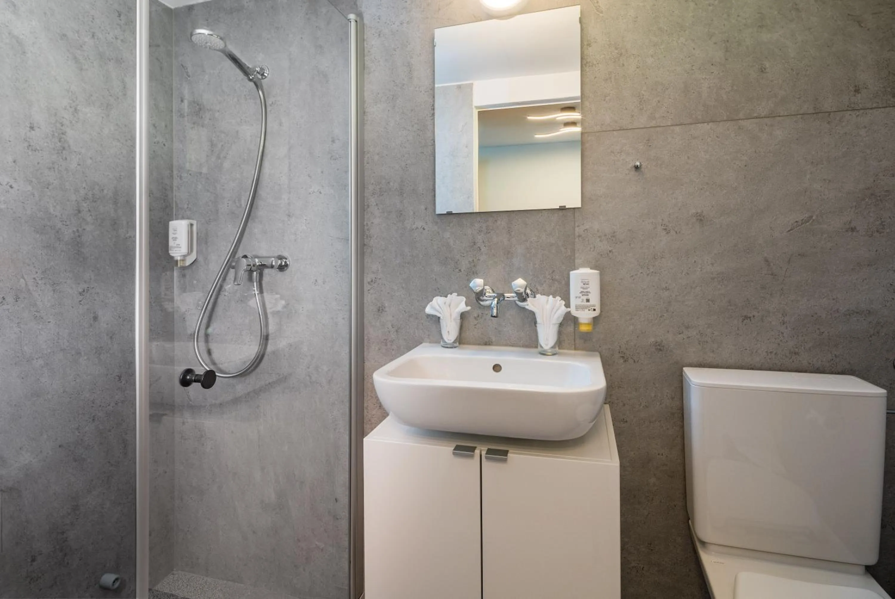 Shower in Hotel Lindenhof by Crossworld AG