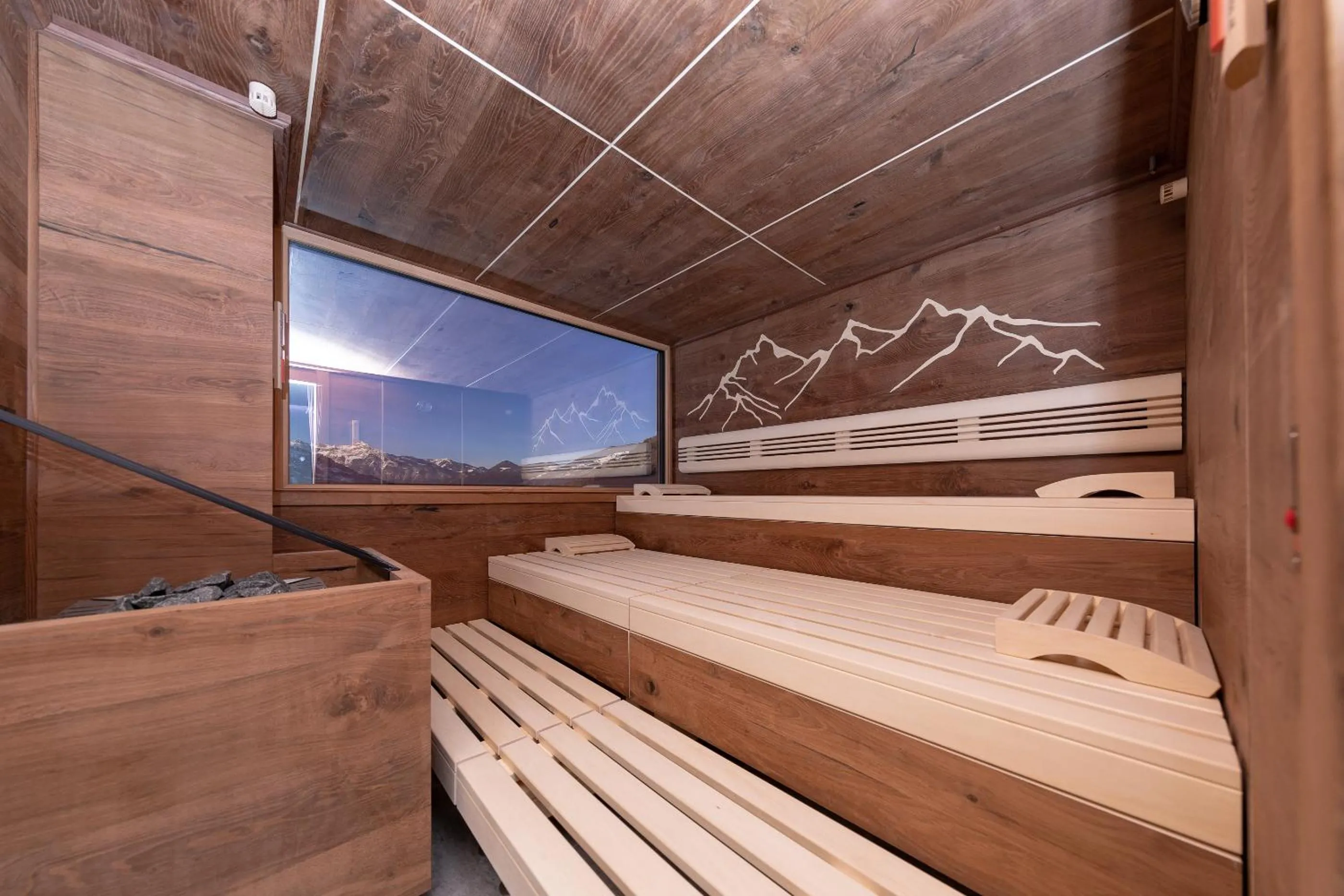 Sauna in Appartement Zillertal Klee mit Restaurant KleemenTine