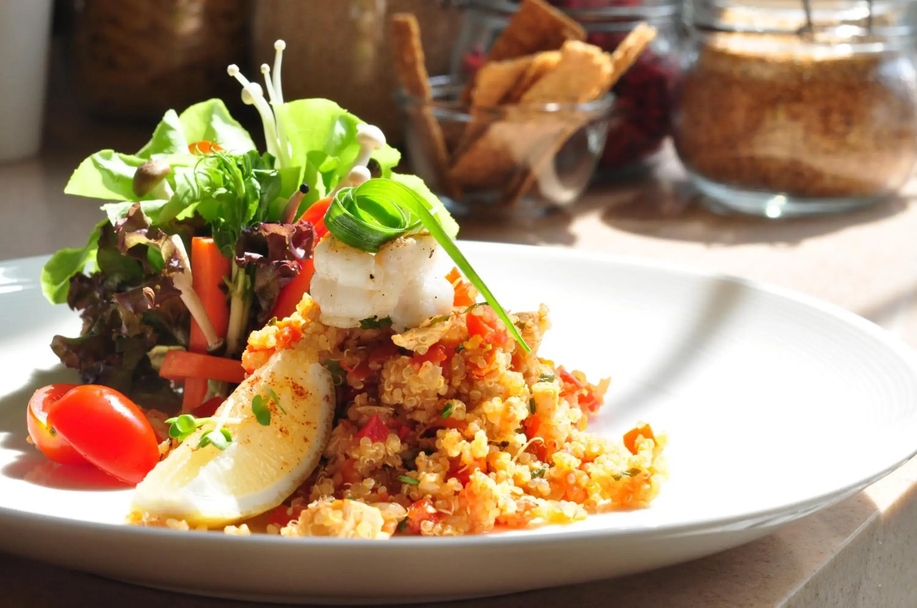 Food close-up in Absolute Sanctuary Food close-up in Absolute Sanctuary