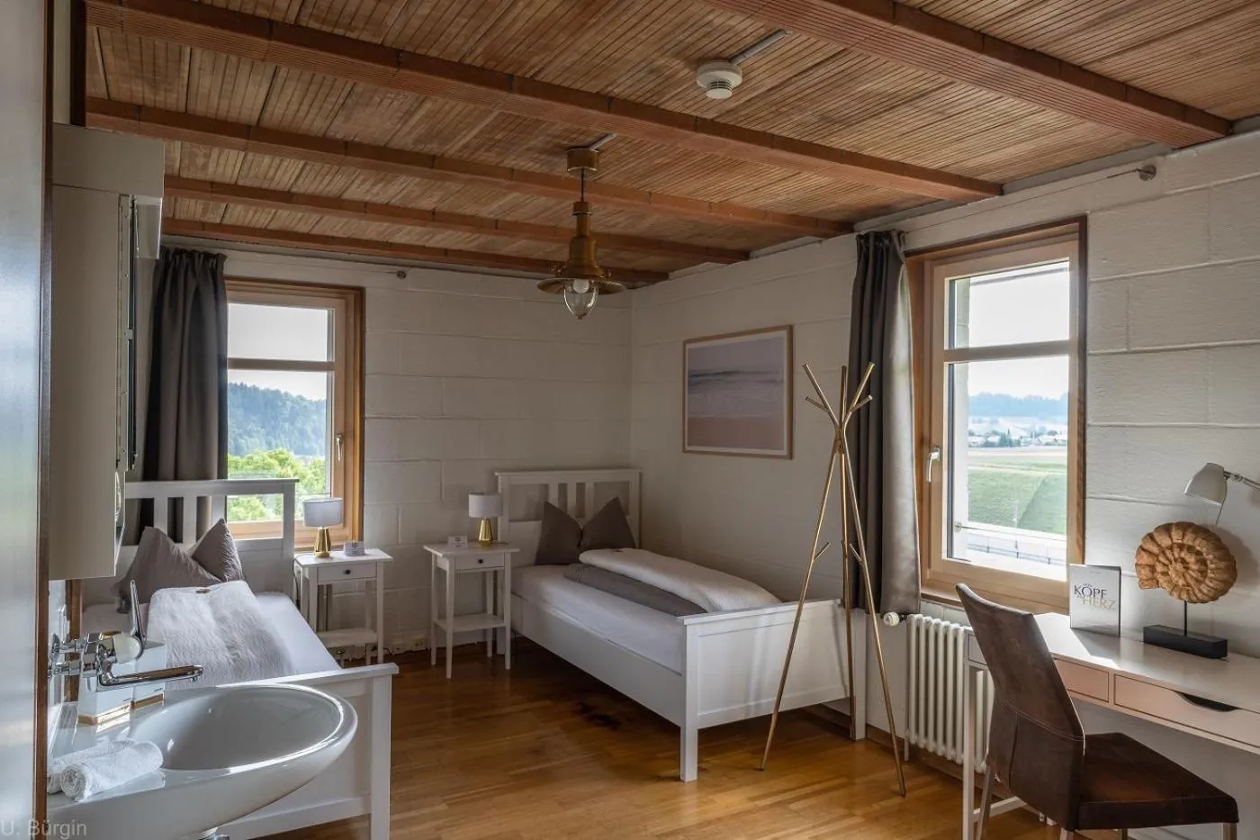 Bed in BnB SchlafSchloss