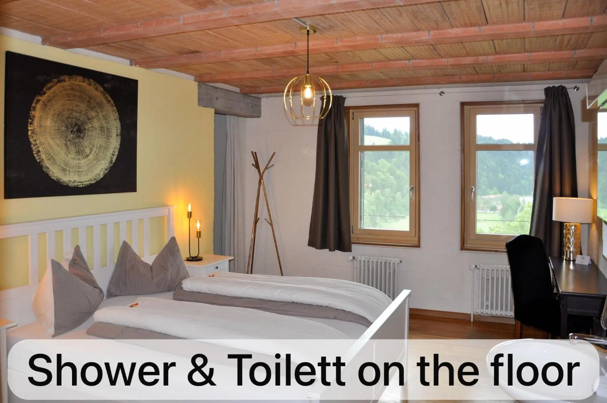 Bed in BnB SchlafSchloss