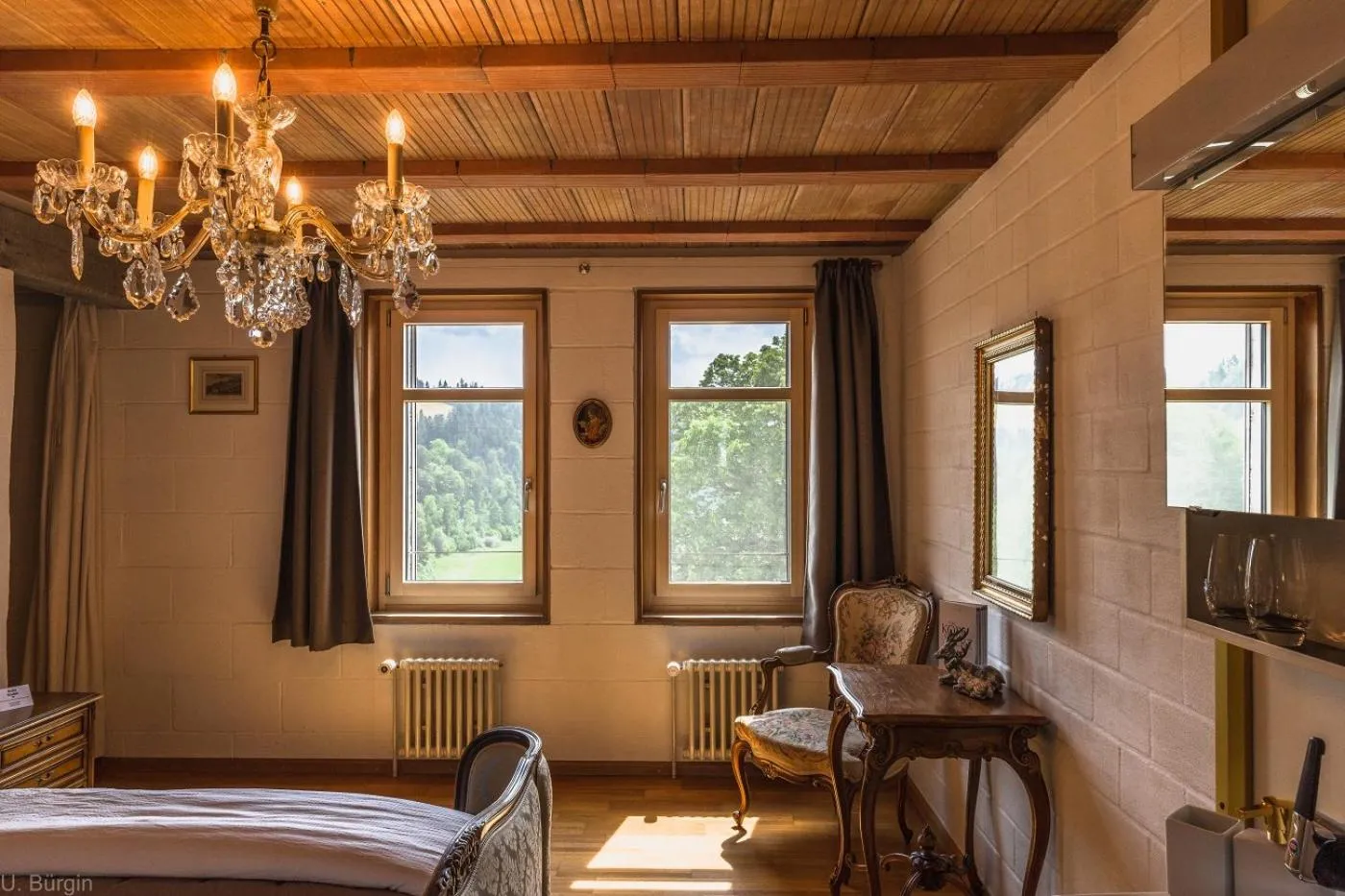 Bed in BnB SchlafSchloss