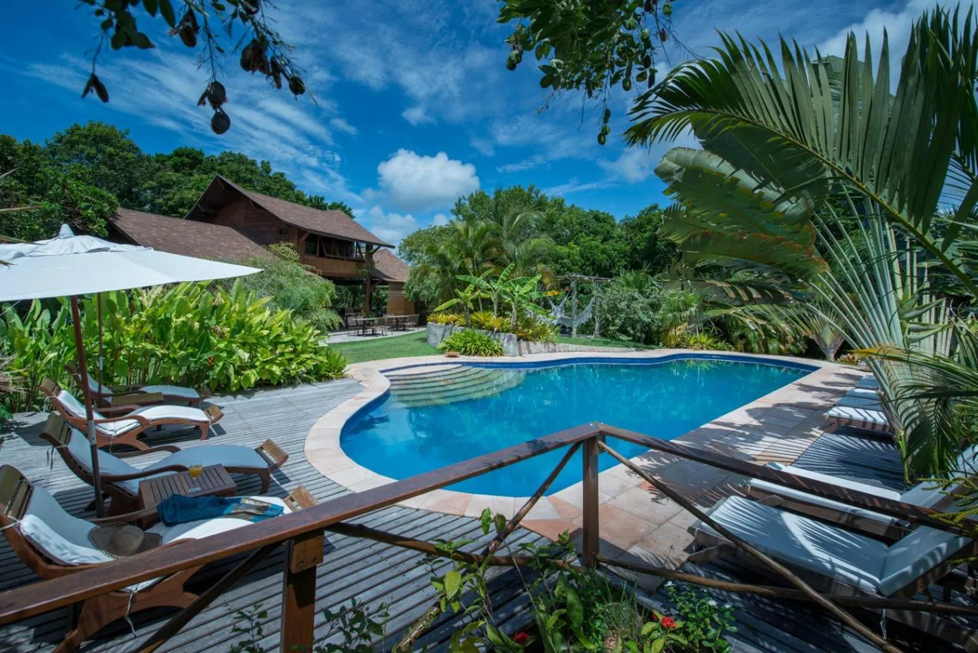 Swimming pool in Pousada Mangabeiras