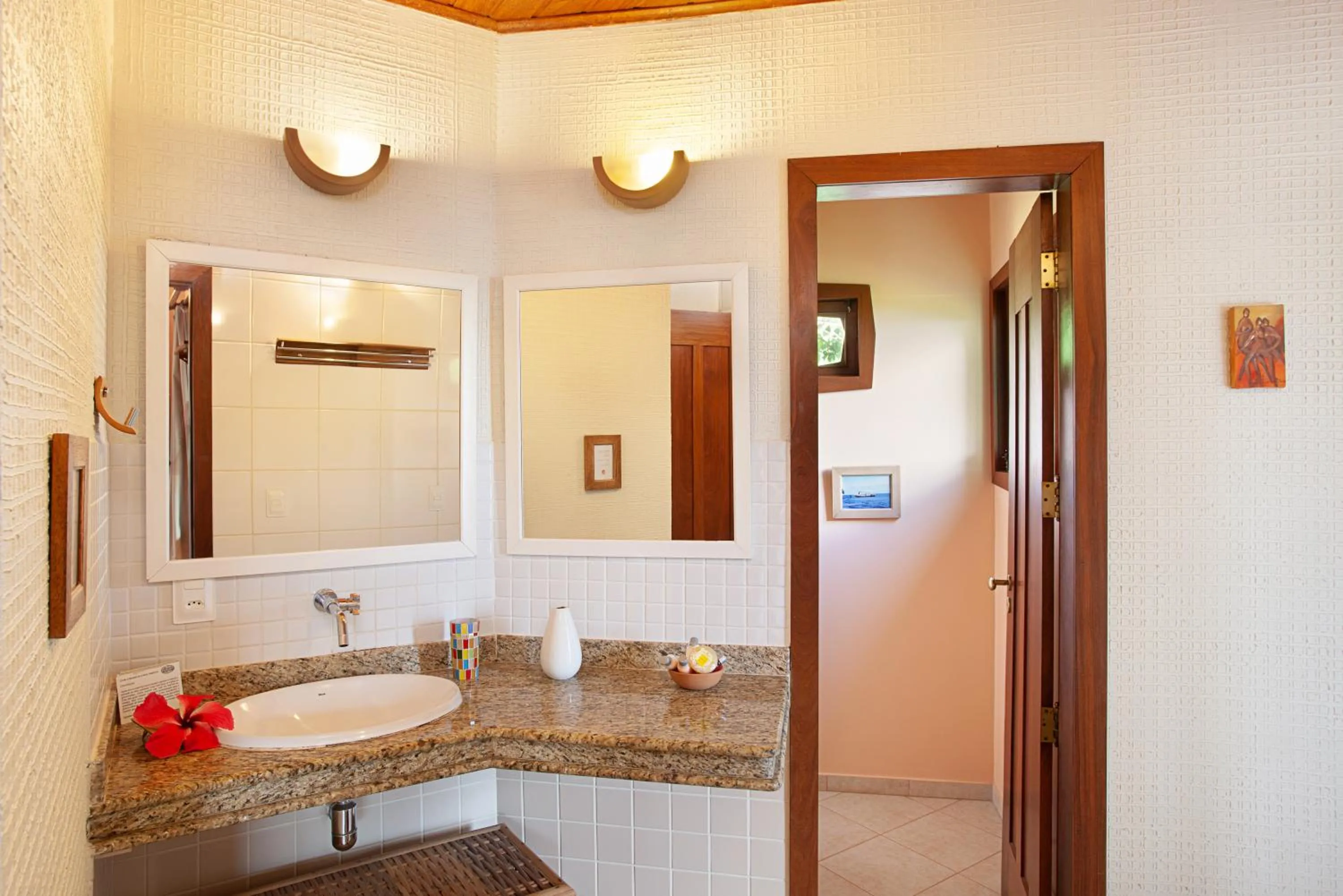 Bathroom in Pousada Mangabeiras