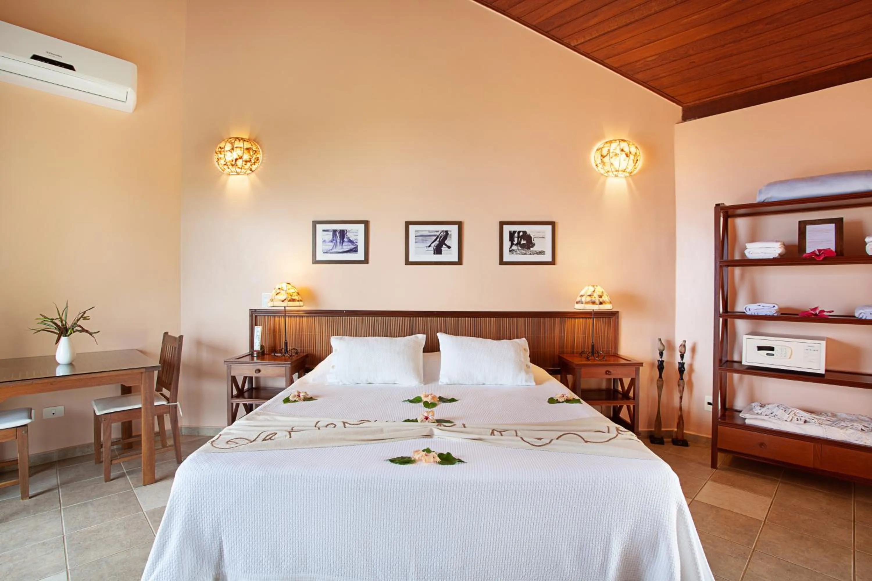 Bed in Pousada Mangabeiras