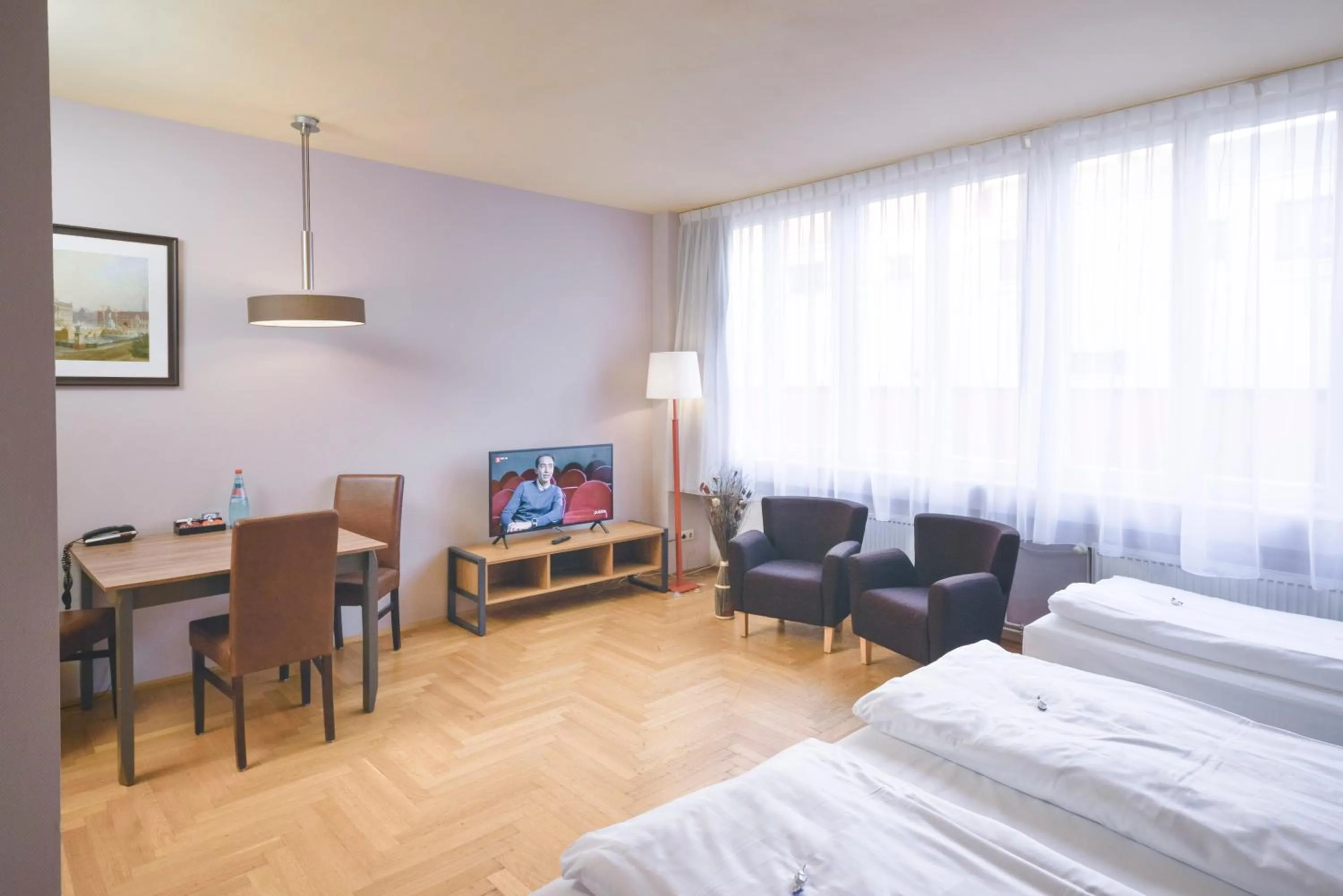 TV and multimedia, Bed in AMC Apartments Ku'damm & Bundesallee