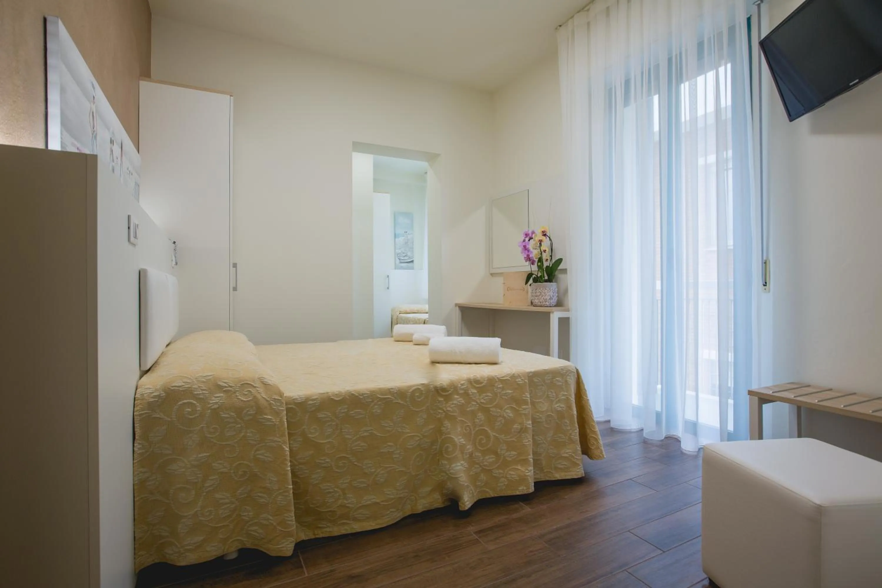 Bed in Hotel Augusta