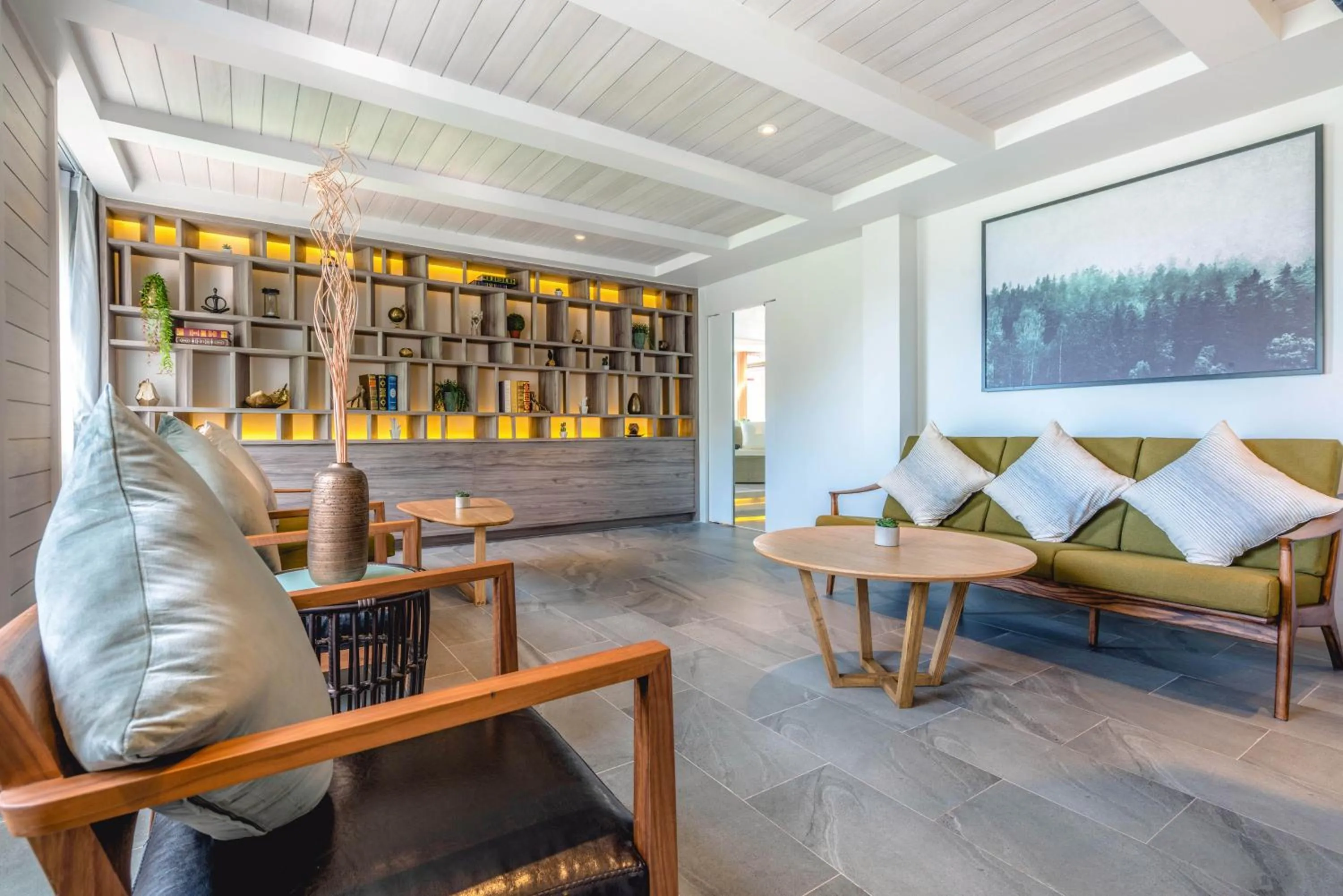 Library in Namaka Resort Kamala