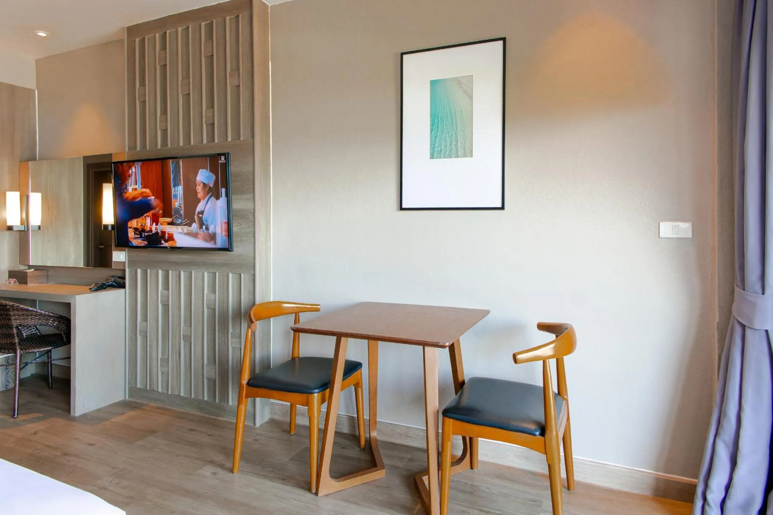 Seating area in Namaka Resort Kamala