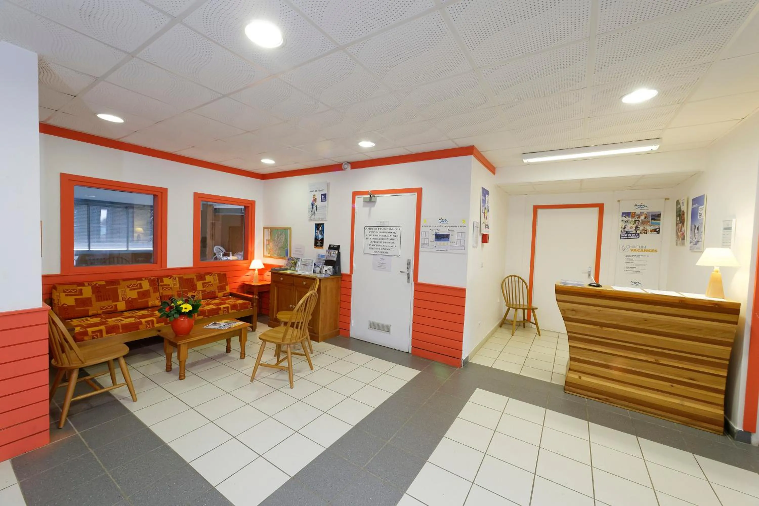 Lobby or reception in Résidence Néméa Les Balcons d'Ax