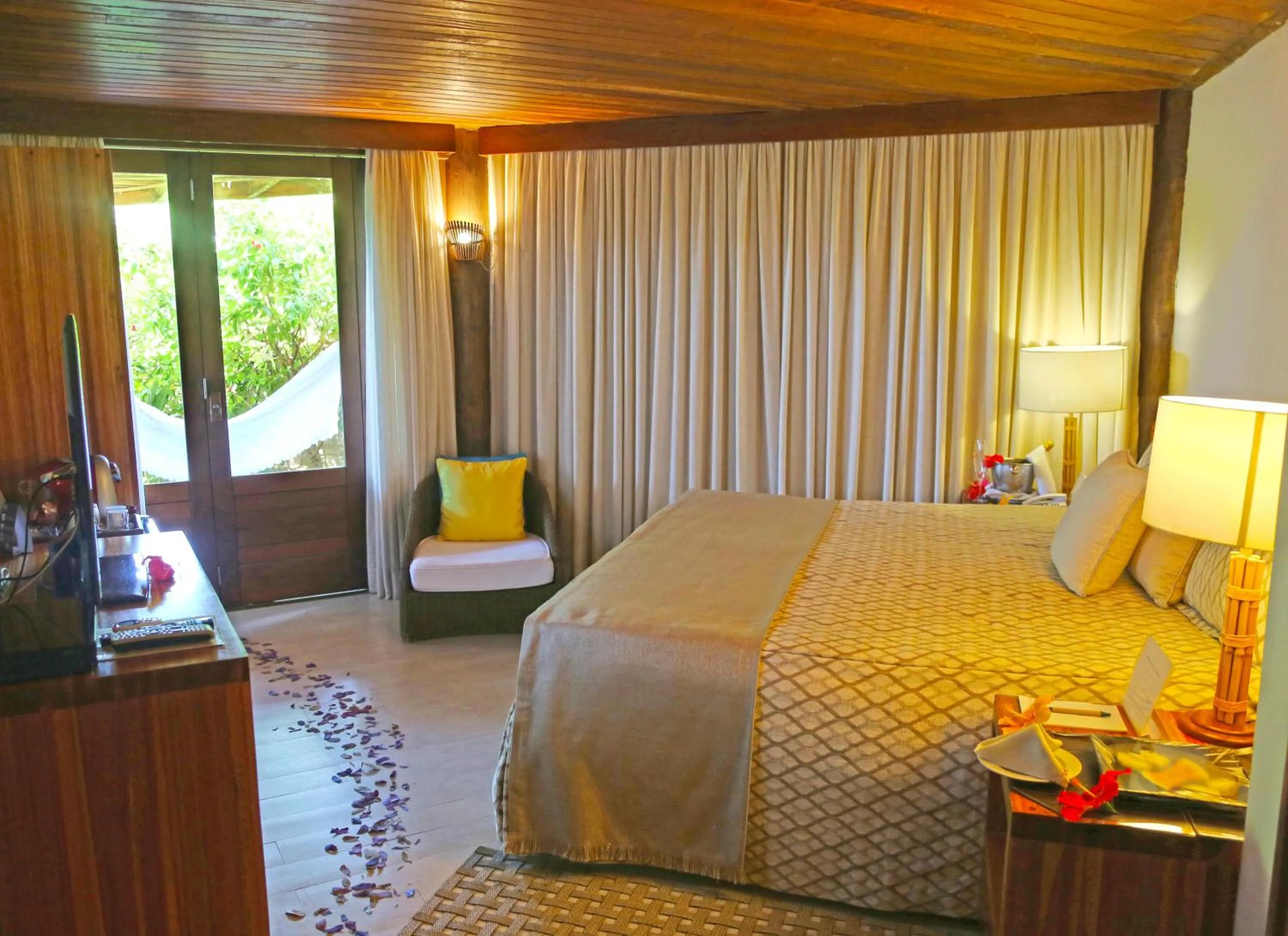 Bed in Pousada Triboju