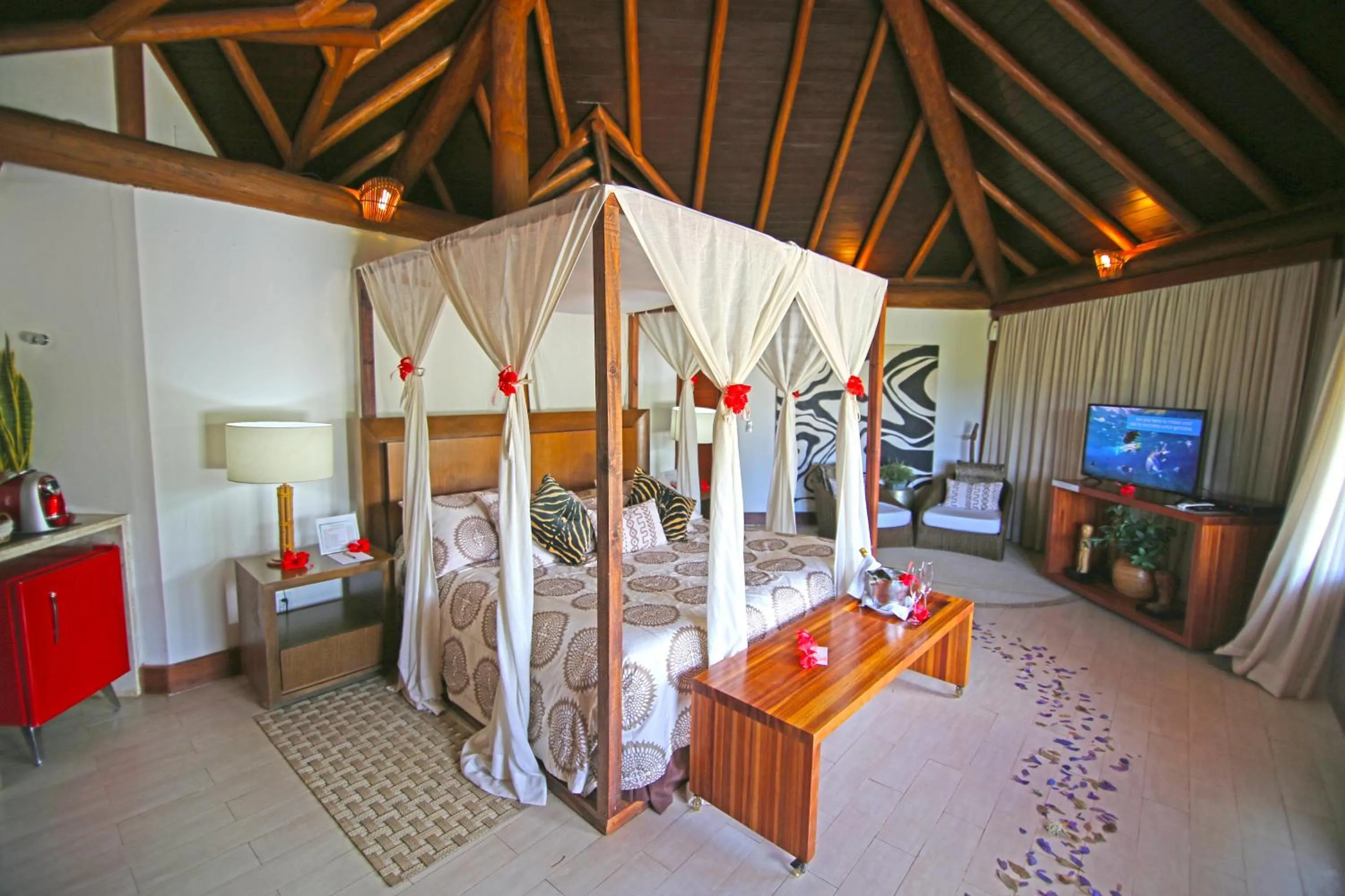 Photo of the whole room, Bed in Pousada Triboju