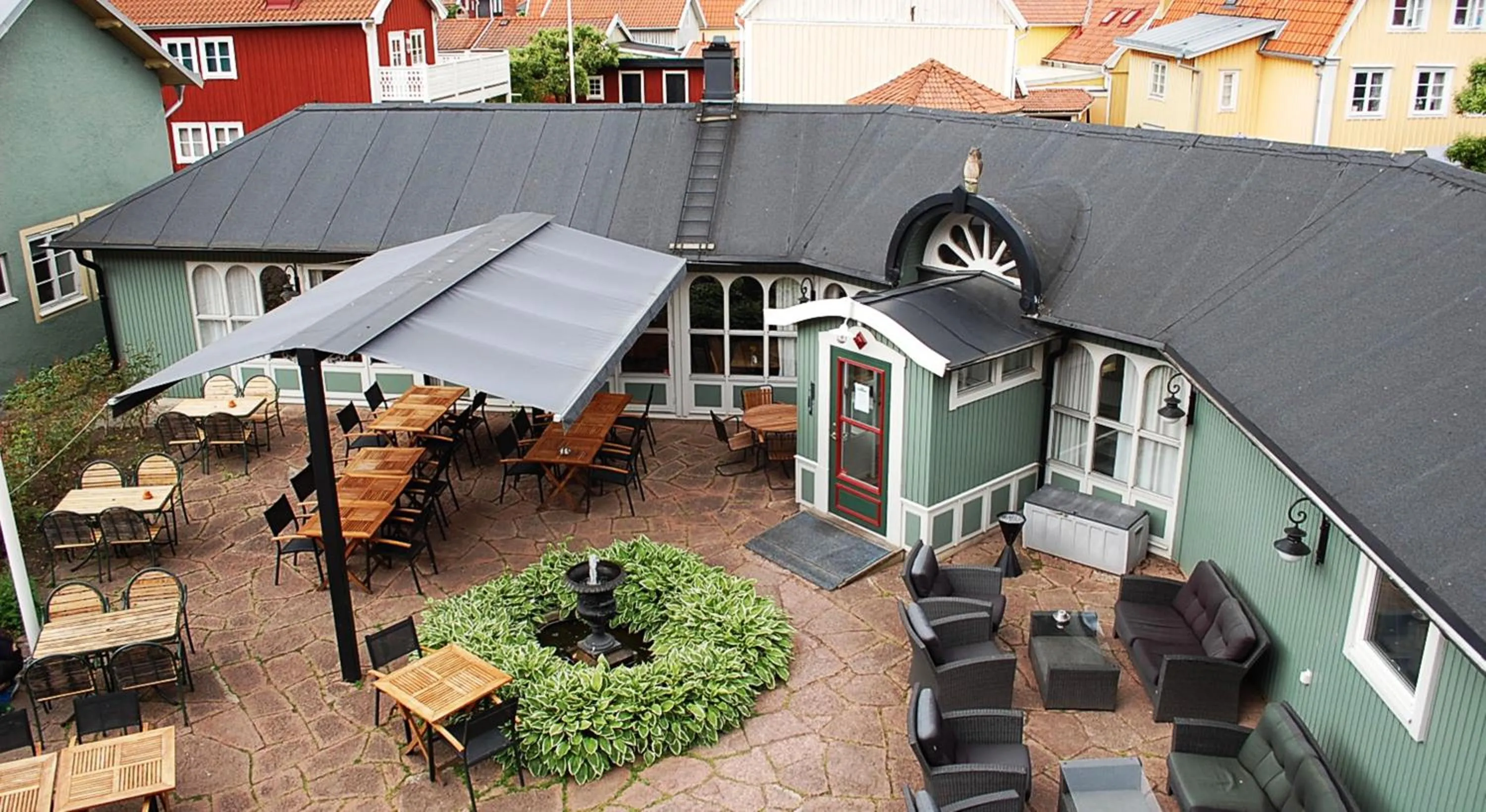 Patio in Slottshotellet Annex