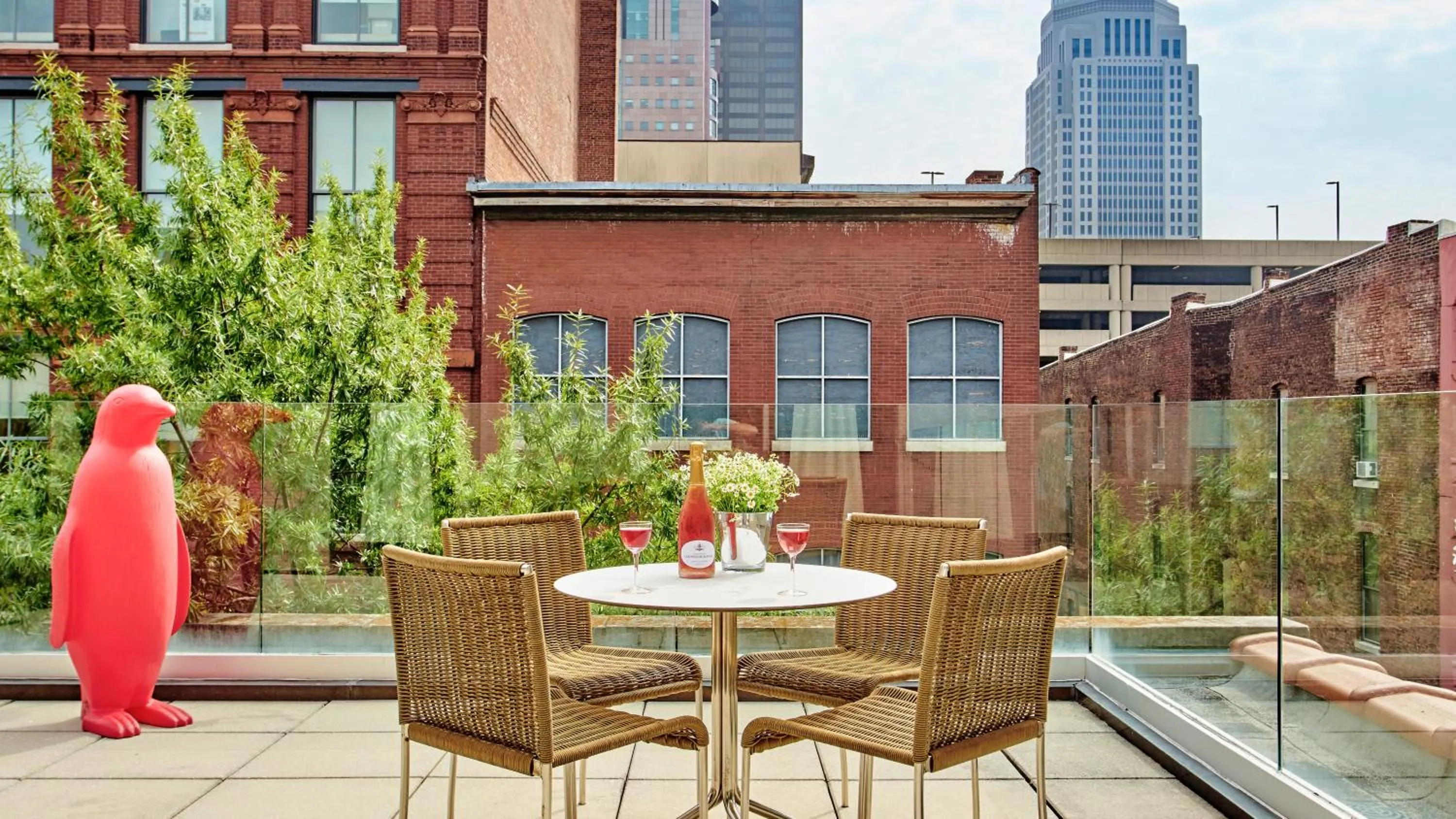 Balcony/Terrace in 21c Museum Hotel Louisville