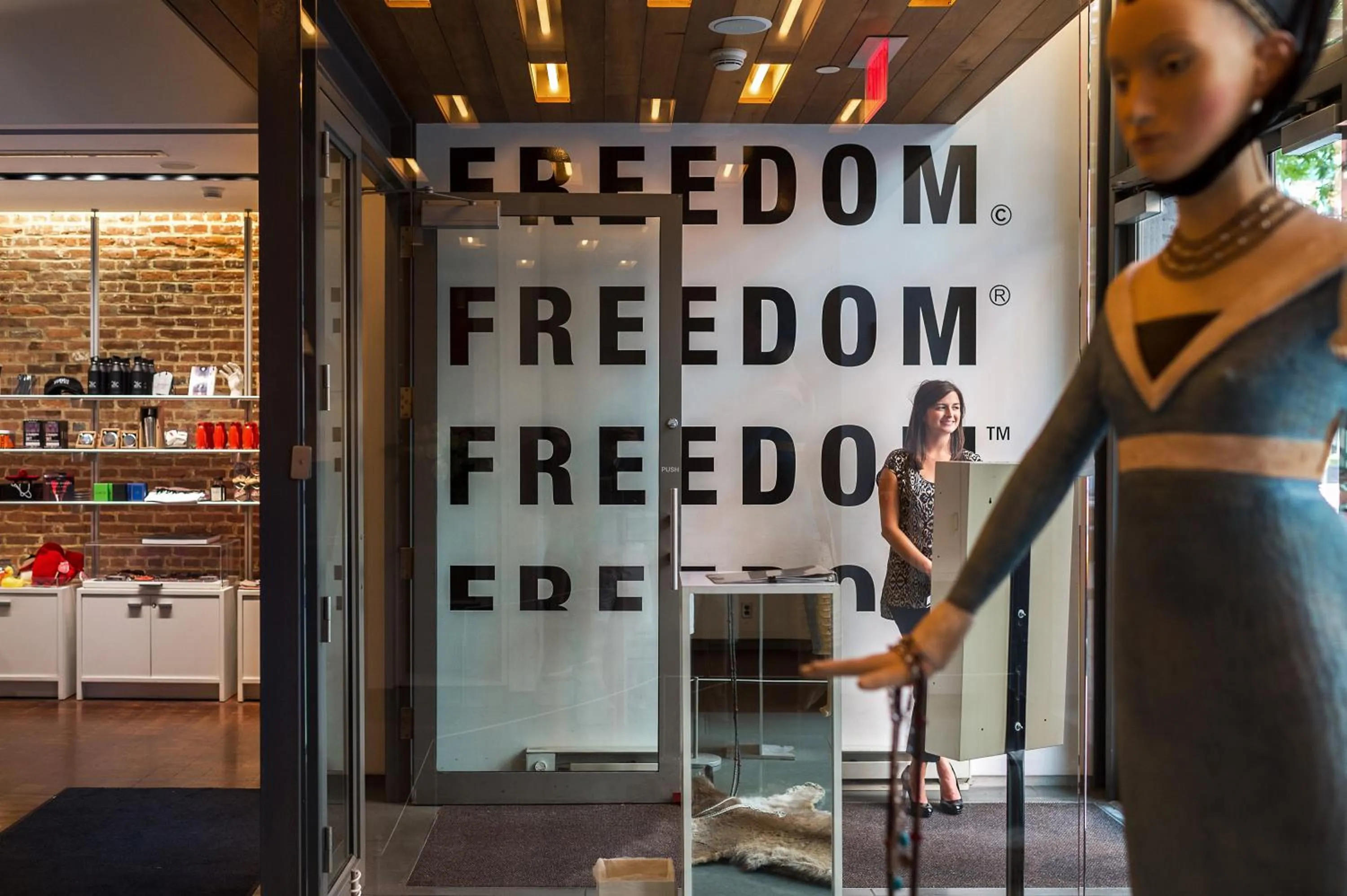 Decorative detail in 21c Museum Hotel Louisville