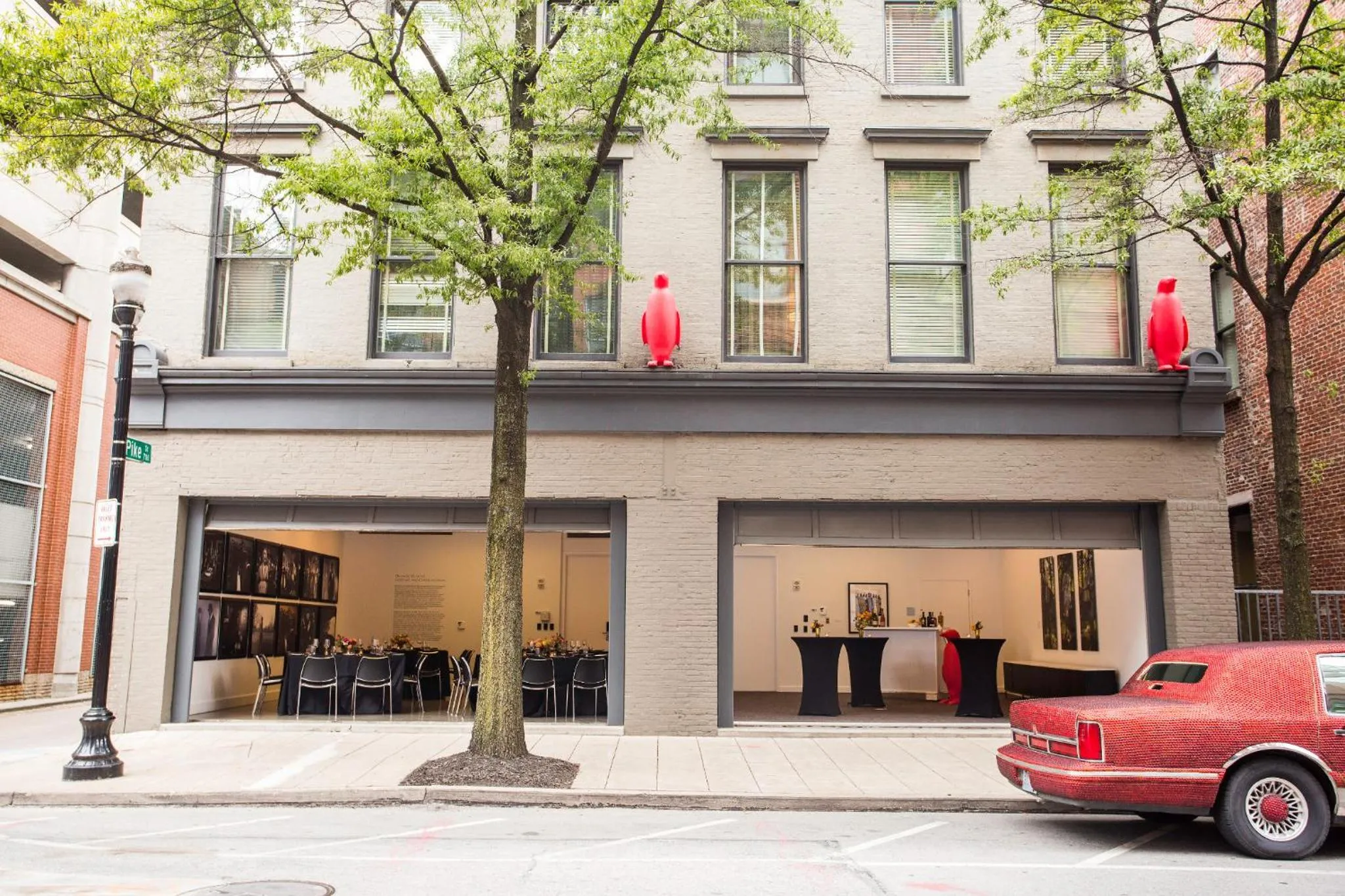 Property building in 21c Museum Hotel Louisville