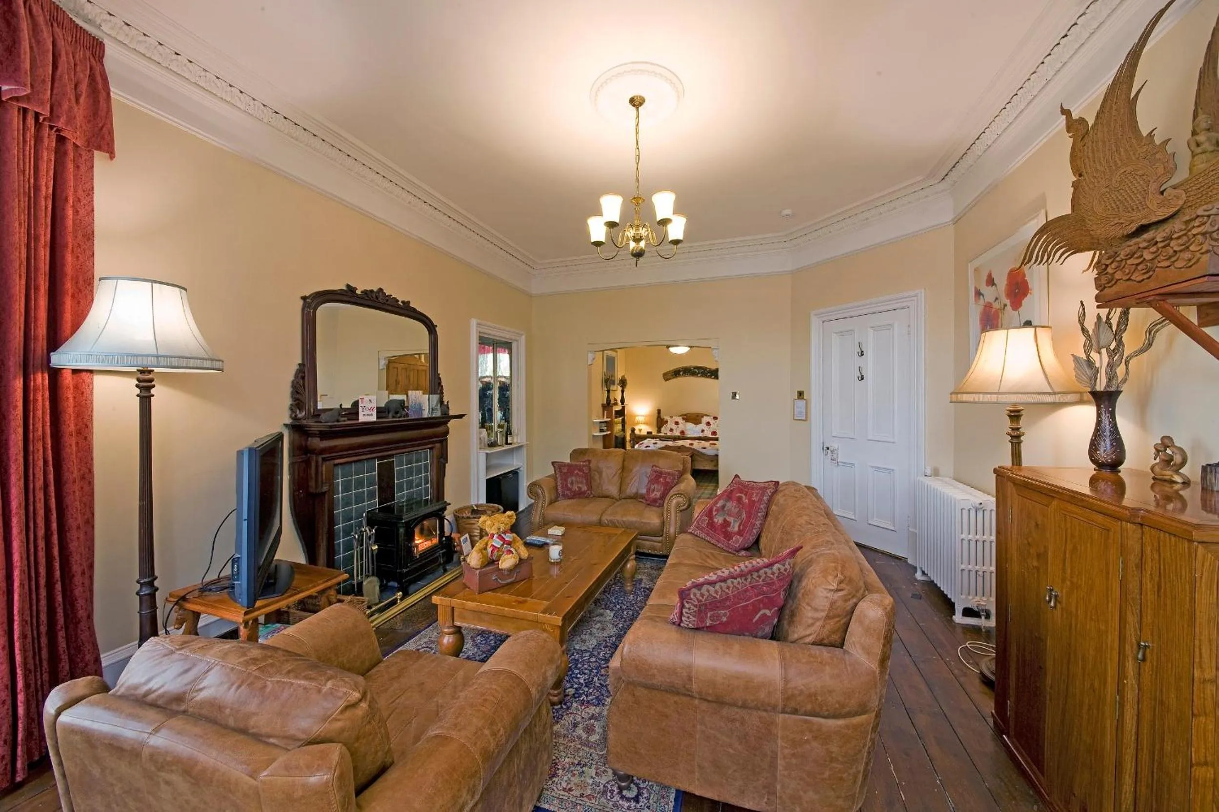 Living room in Knap Guest House
