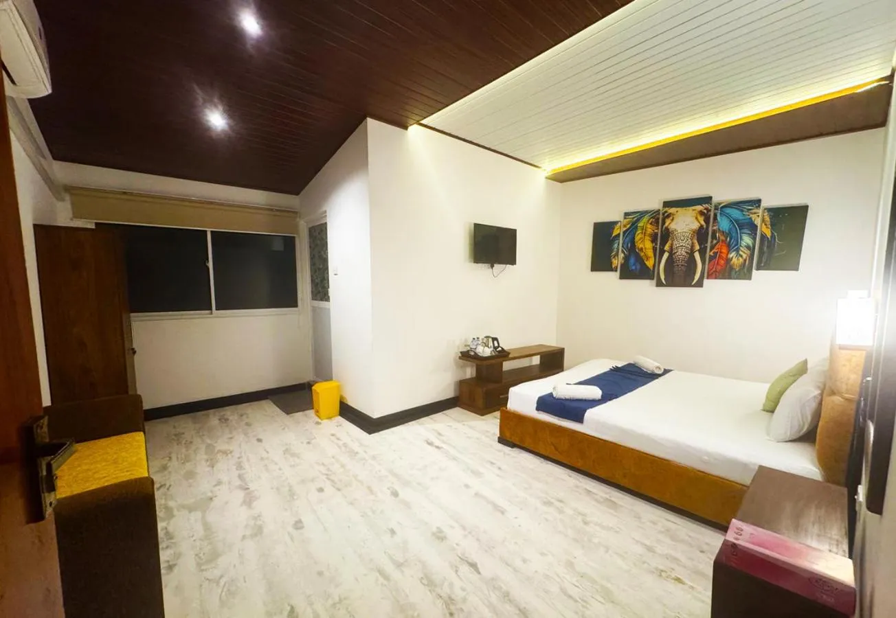 View (from property/room), Bed in Nico Lagoon Hotel