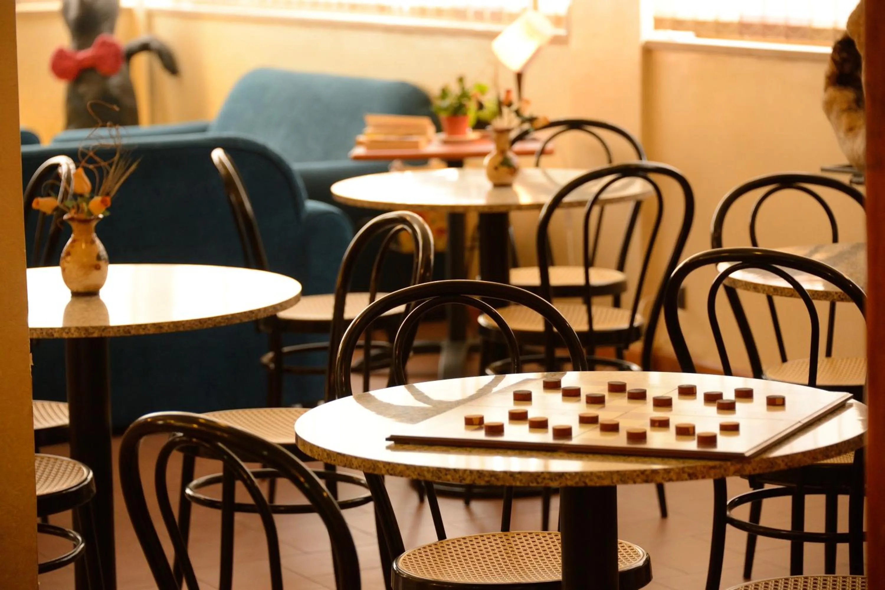 Lobby or reception in Hotel Trasimeno