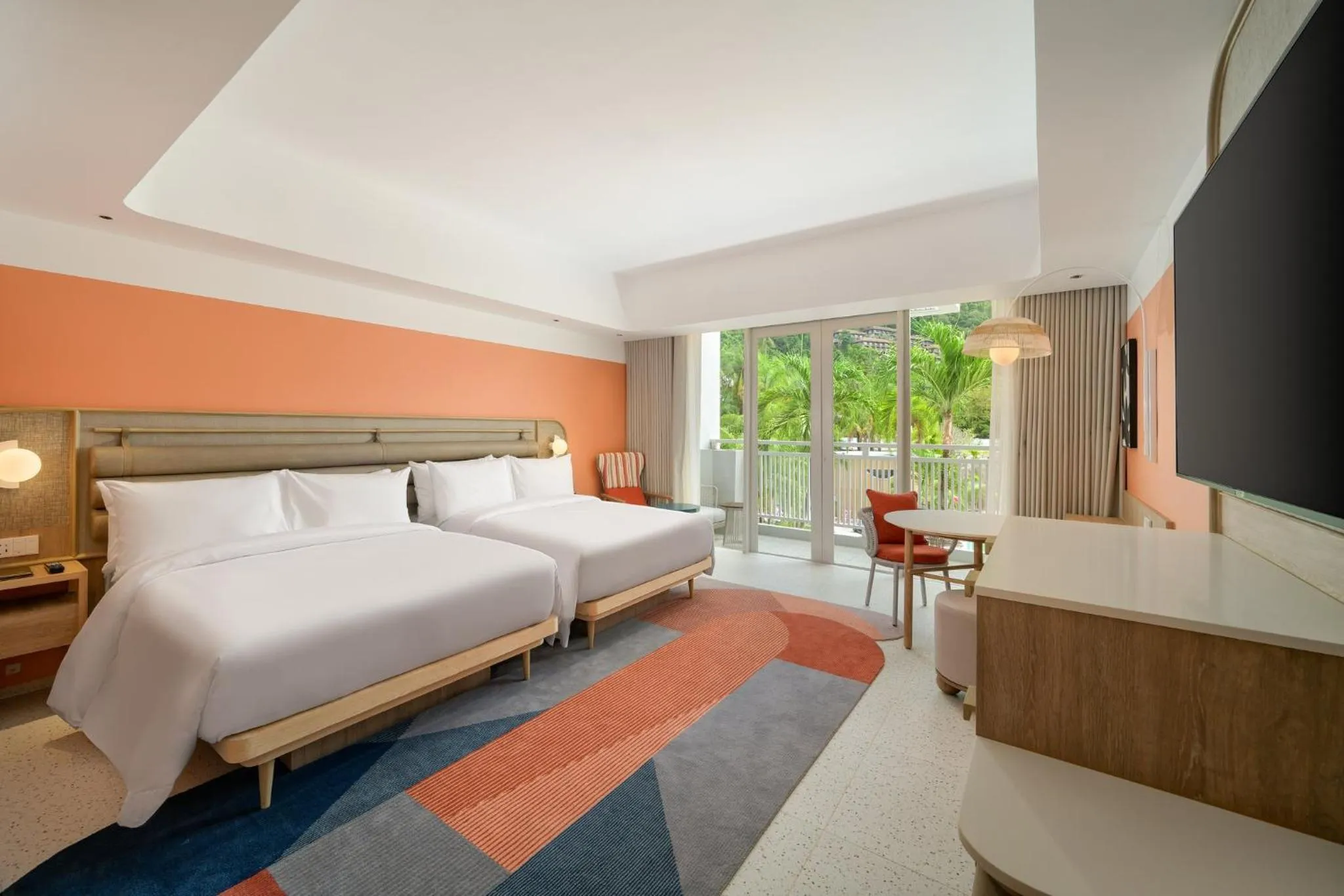 Swimming pool, Bed in Centara Karon Resort Phuket