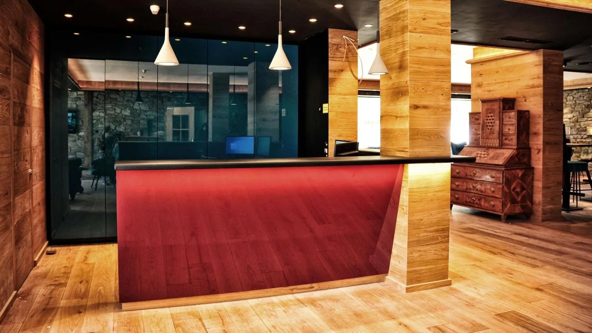 Lobby or reception in Hotel Königsblick by keyone