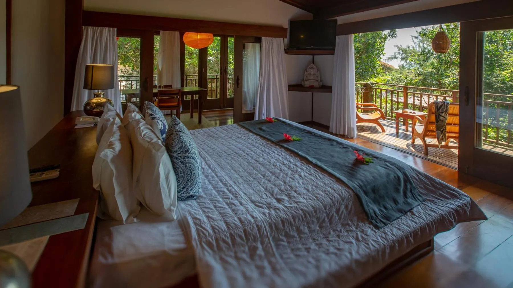 Bed in Sombra e Água Fresca Floresta