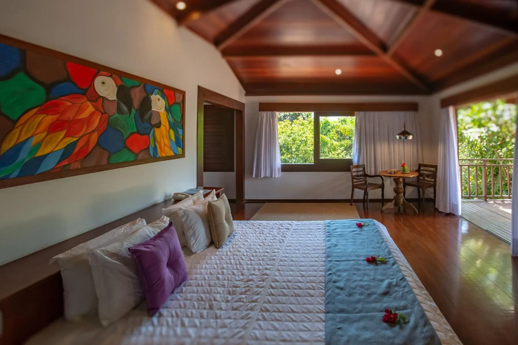 Bed in Sombra e Água Fresca Floresta