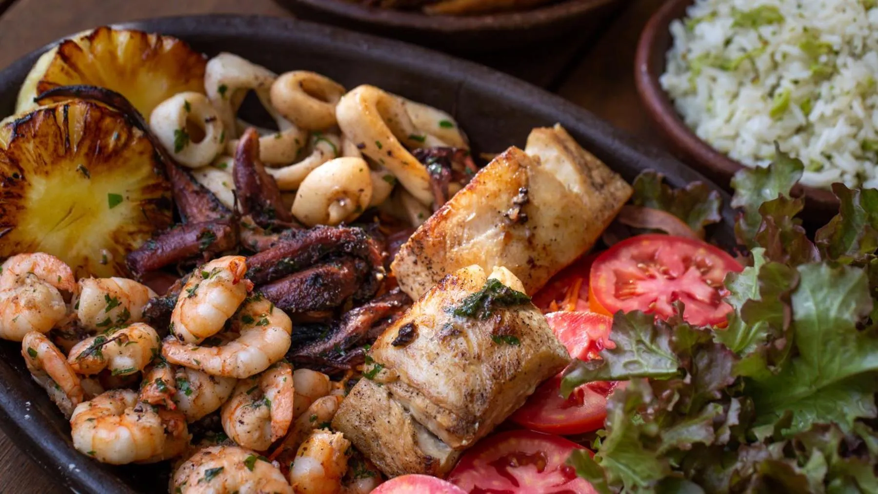 Food close-up in Sombra e Água Fresca Floresta