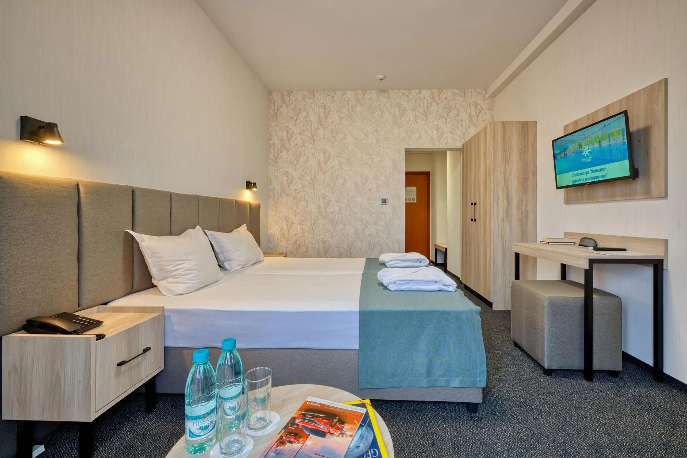 Photo of the whole room, Bed in Augusta SPA Hotel