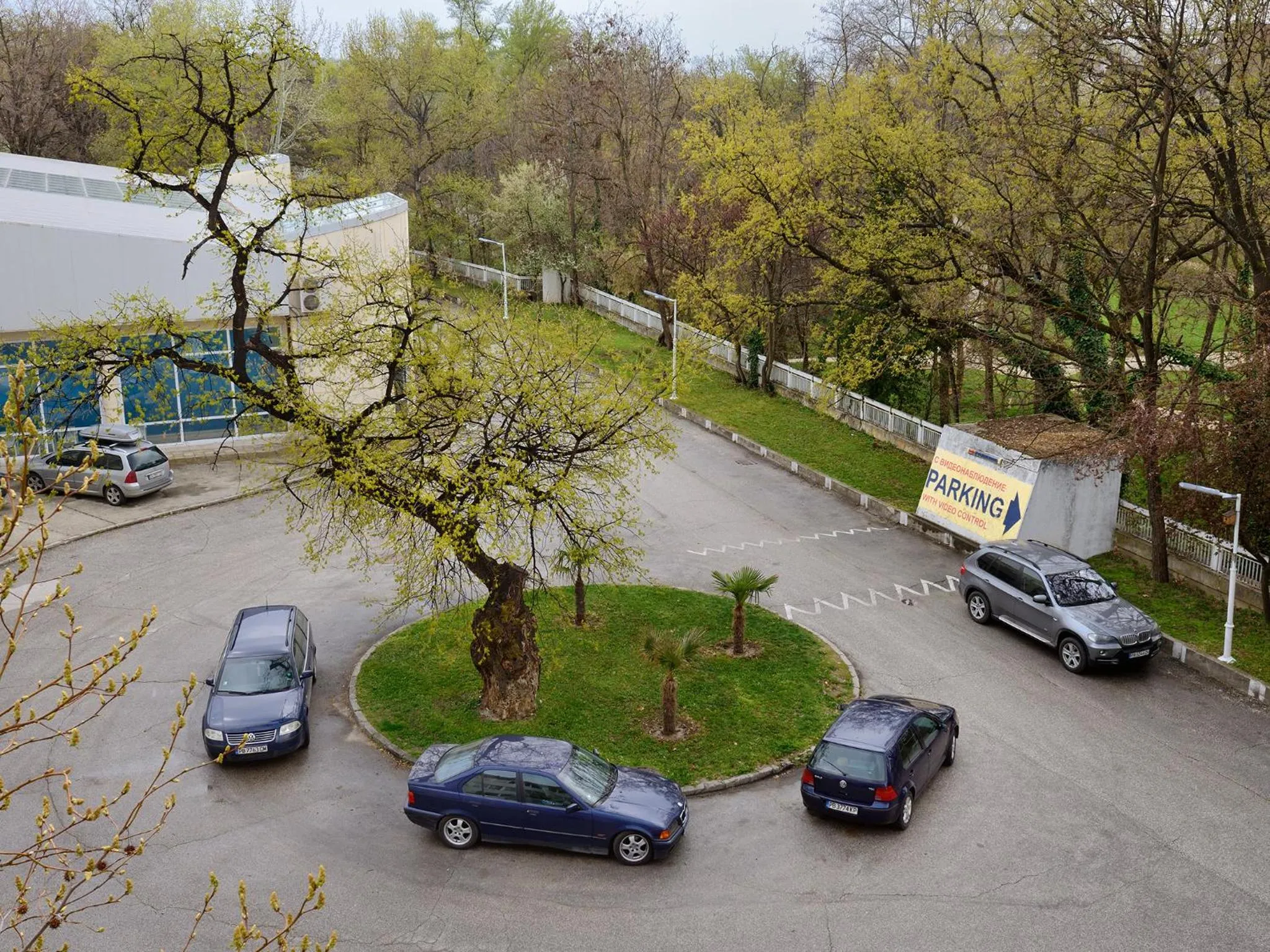 Inner courtyard view in Augusta SPA Hotel