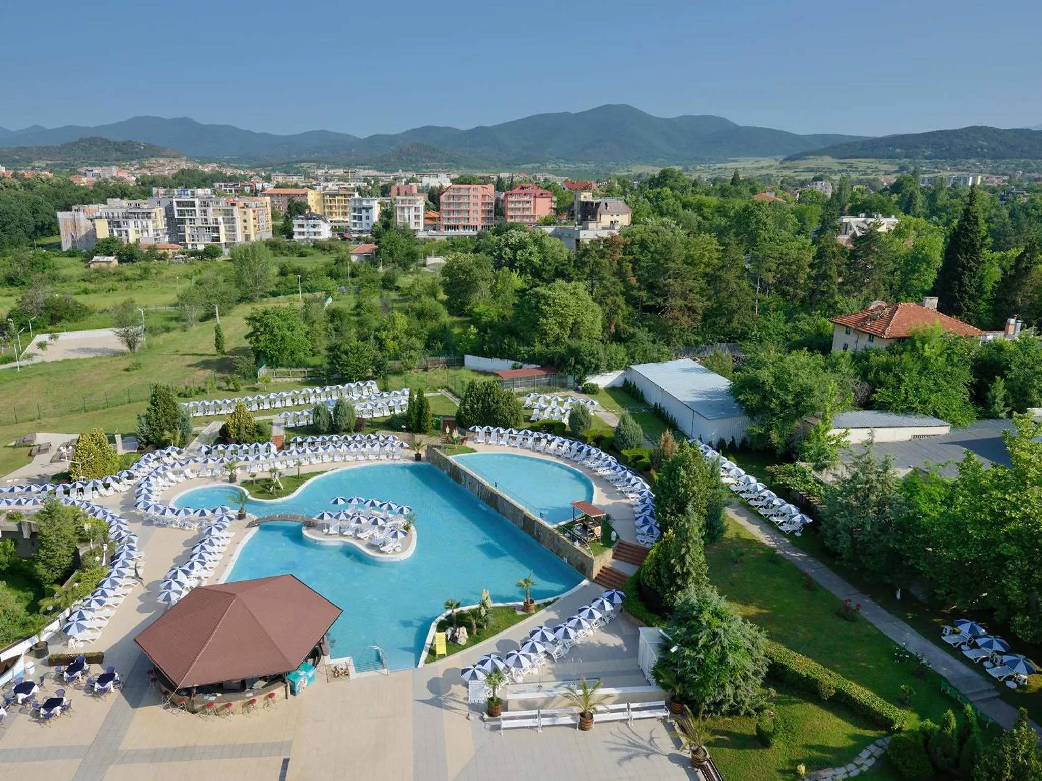 Bird's eye view in Augusta SPA Hotel
