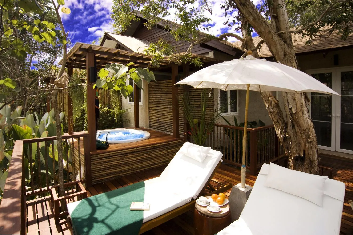 Patio in Centara Chaan Talay Resort And Villas Trat