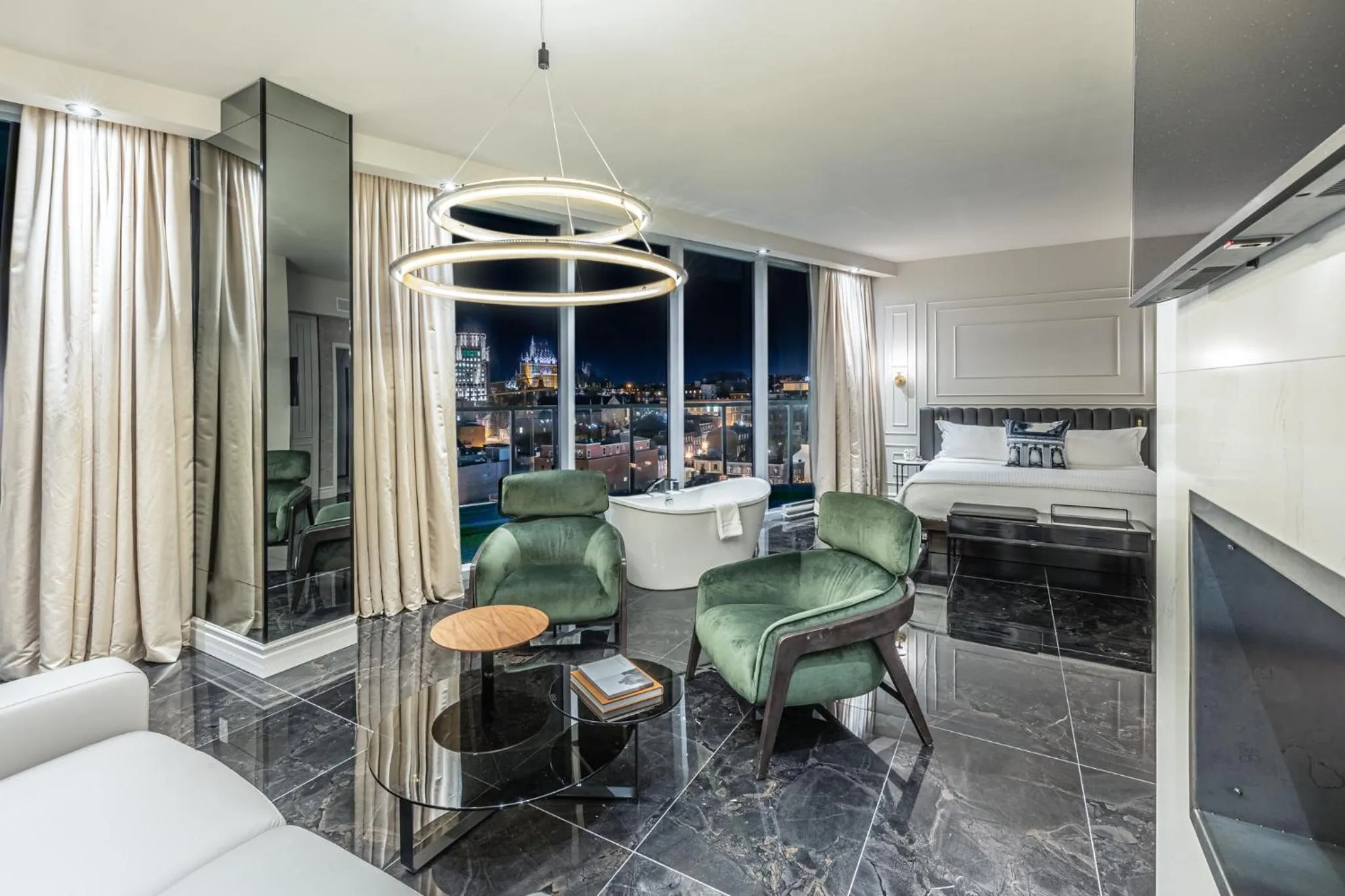 Bed in Le Capitole Hotel