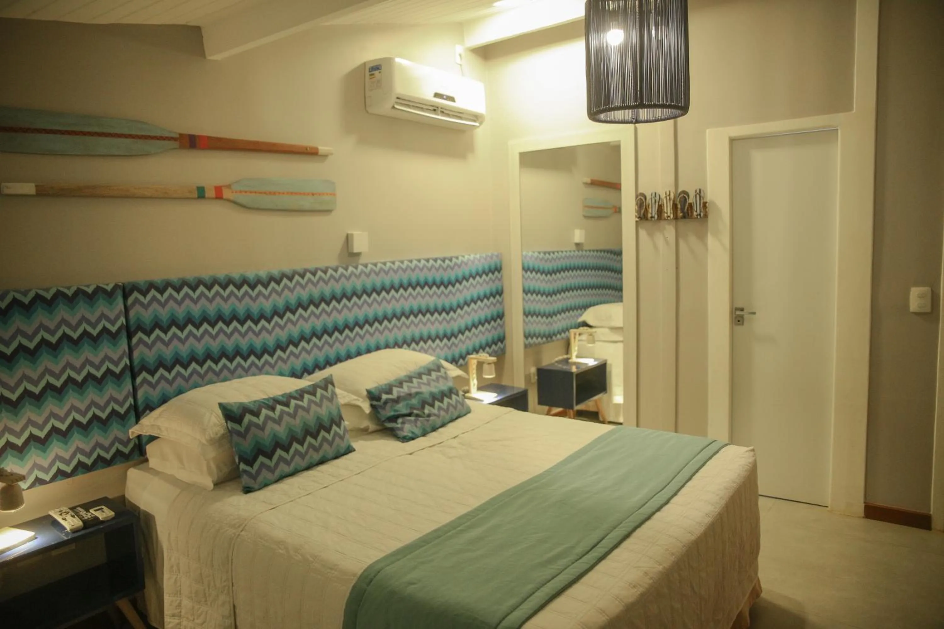 Bed in Pousada Verdes Mares