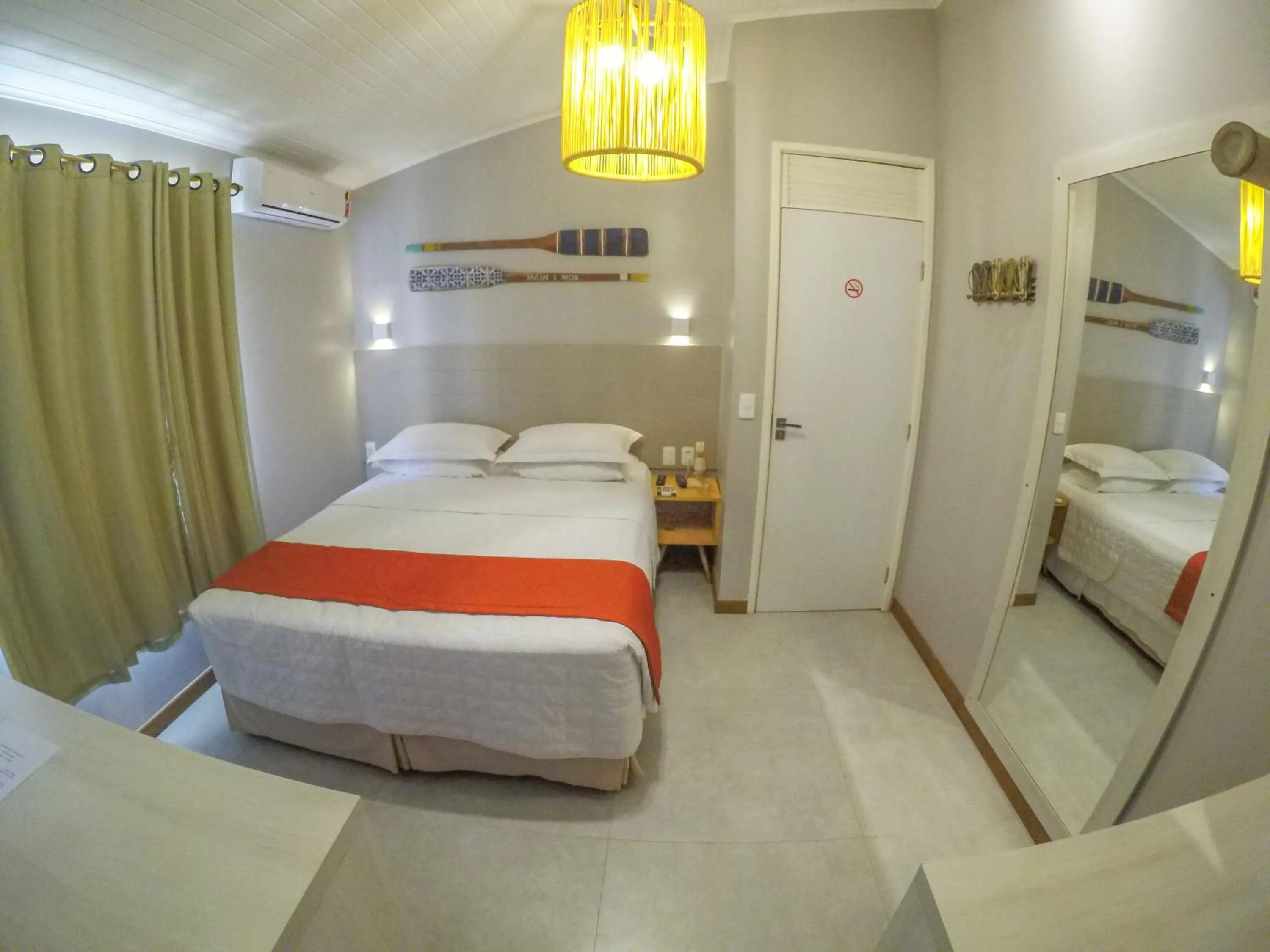 Bed in Pousada Verdes Mares