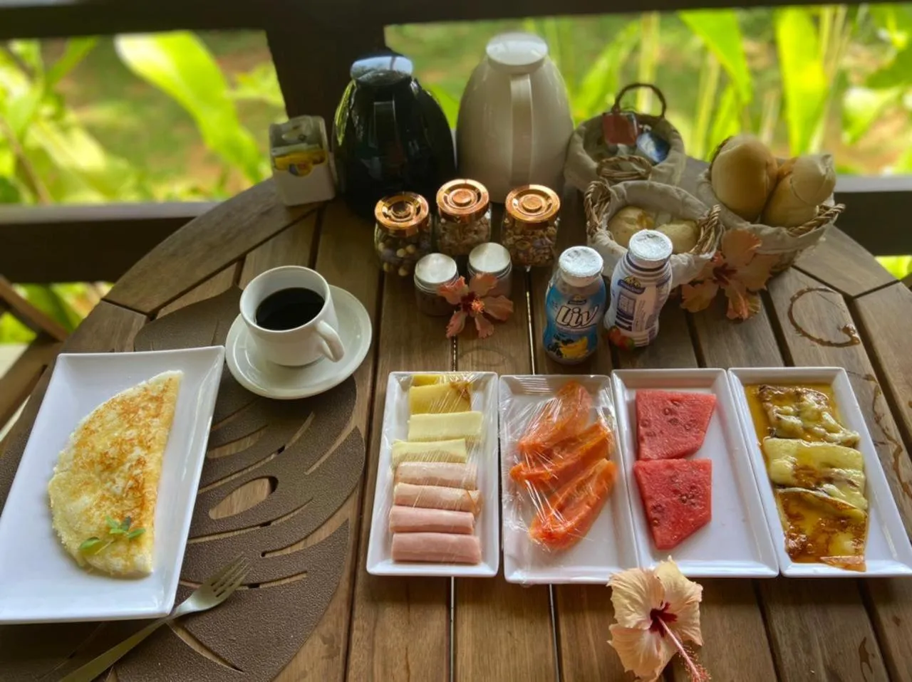 Food and drinks in Pousada Verdes Mares