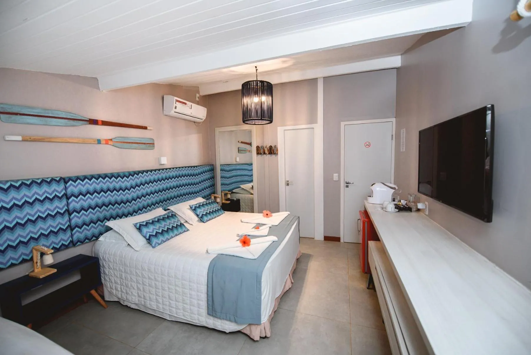 Bed in Pousada Verdes Mares