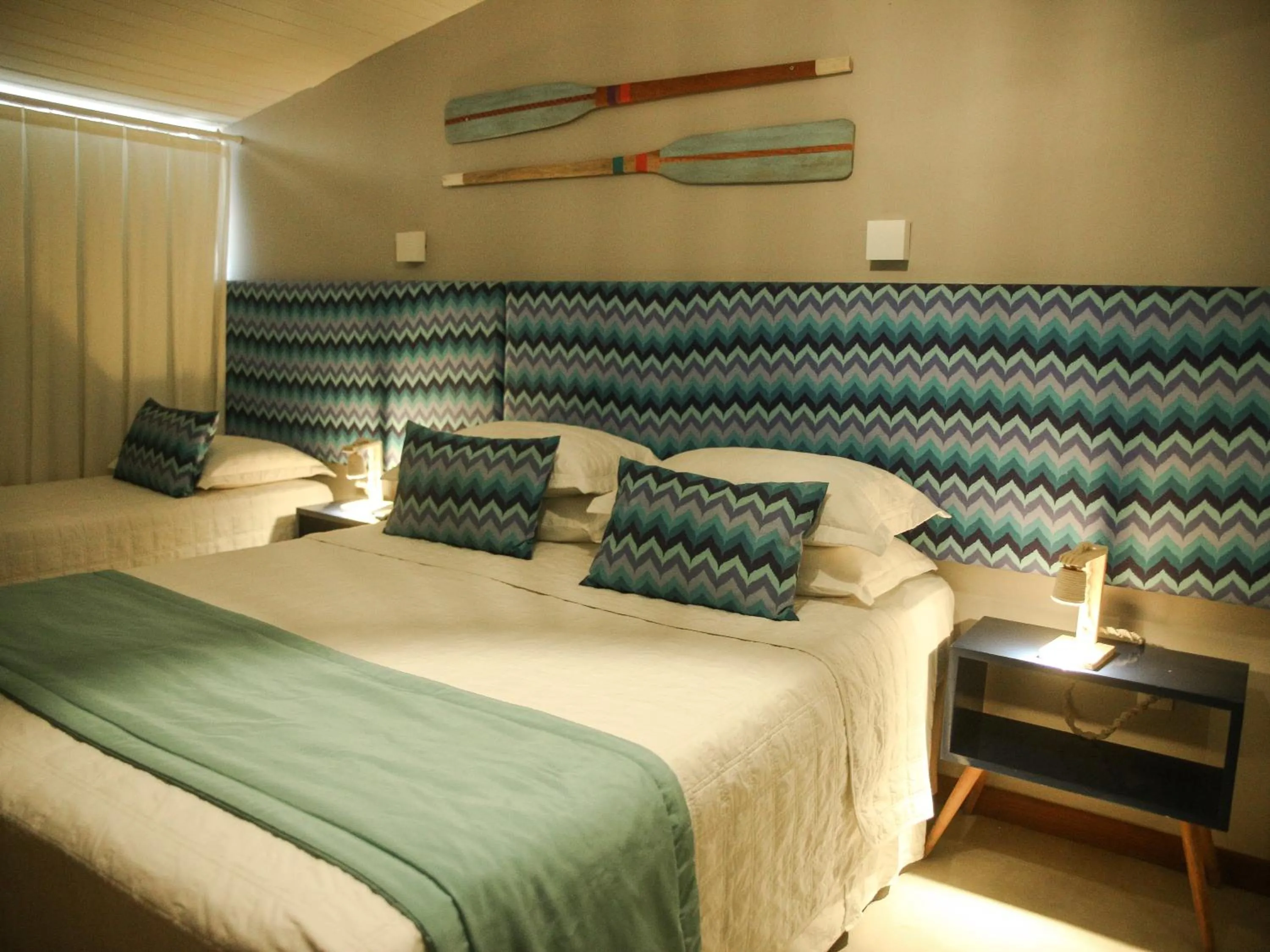 Bed in Pousada Verdes Mares