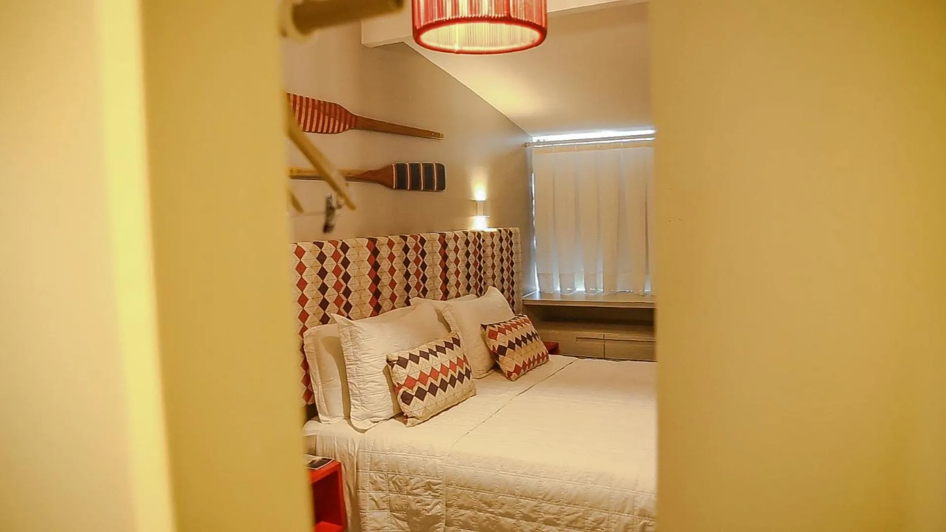 Decorative detail, Bed in Pousada Verdes Mares