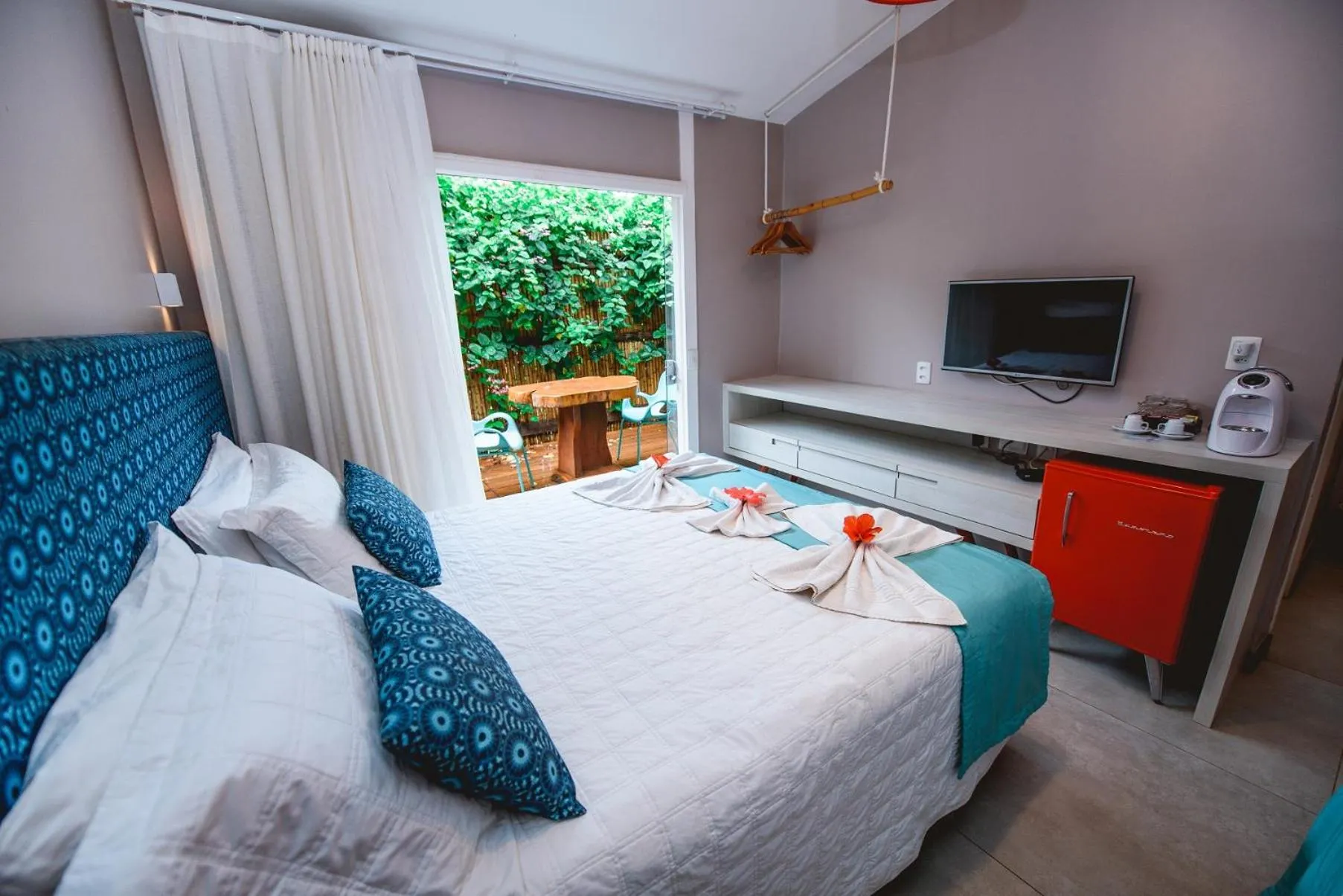 Bed in Pousada Verdes Mares