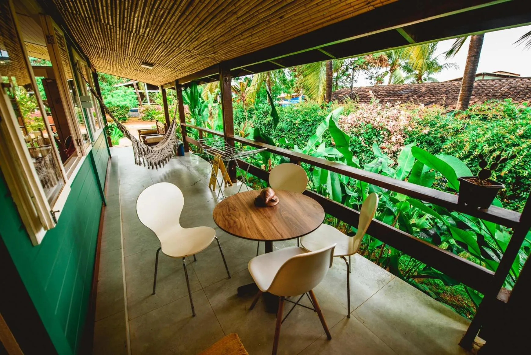 Balcony/Terrace in Pousada Verdes Mares