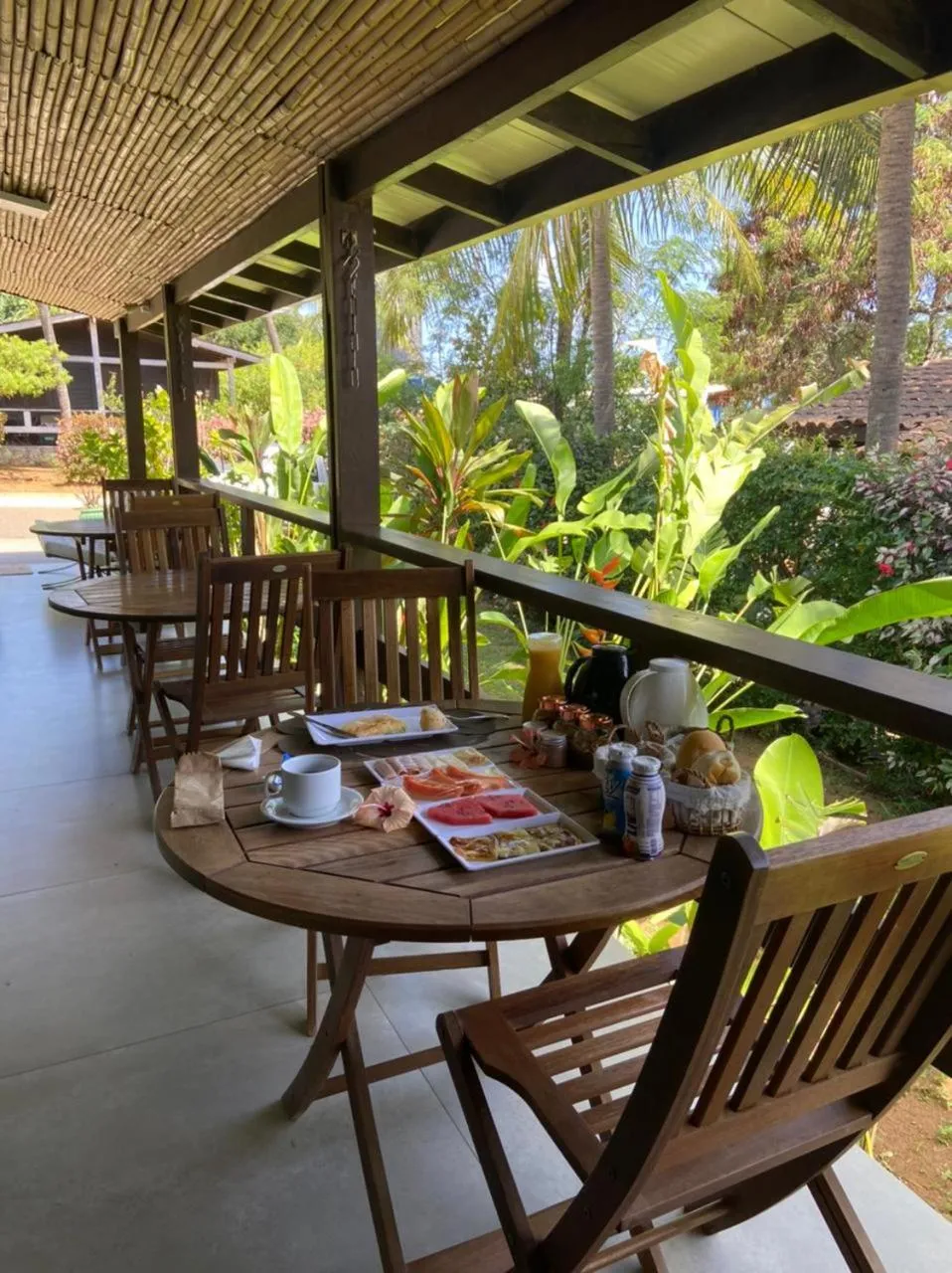 Food and drinks in Pousada Verdes Mares