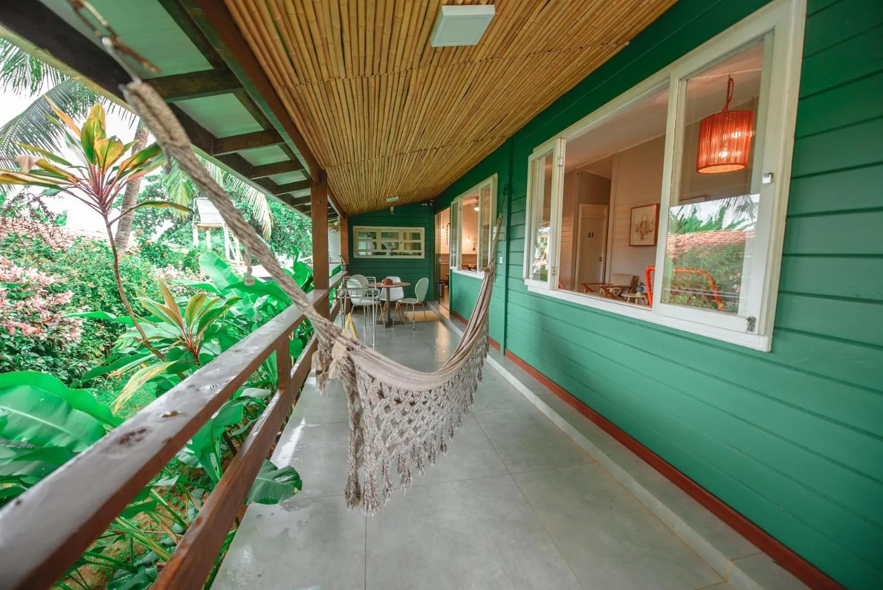 Balcony/Terrace in Pousada Verdes Mares