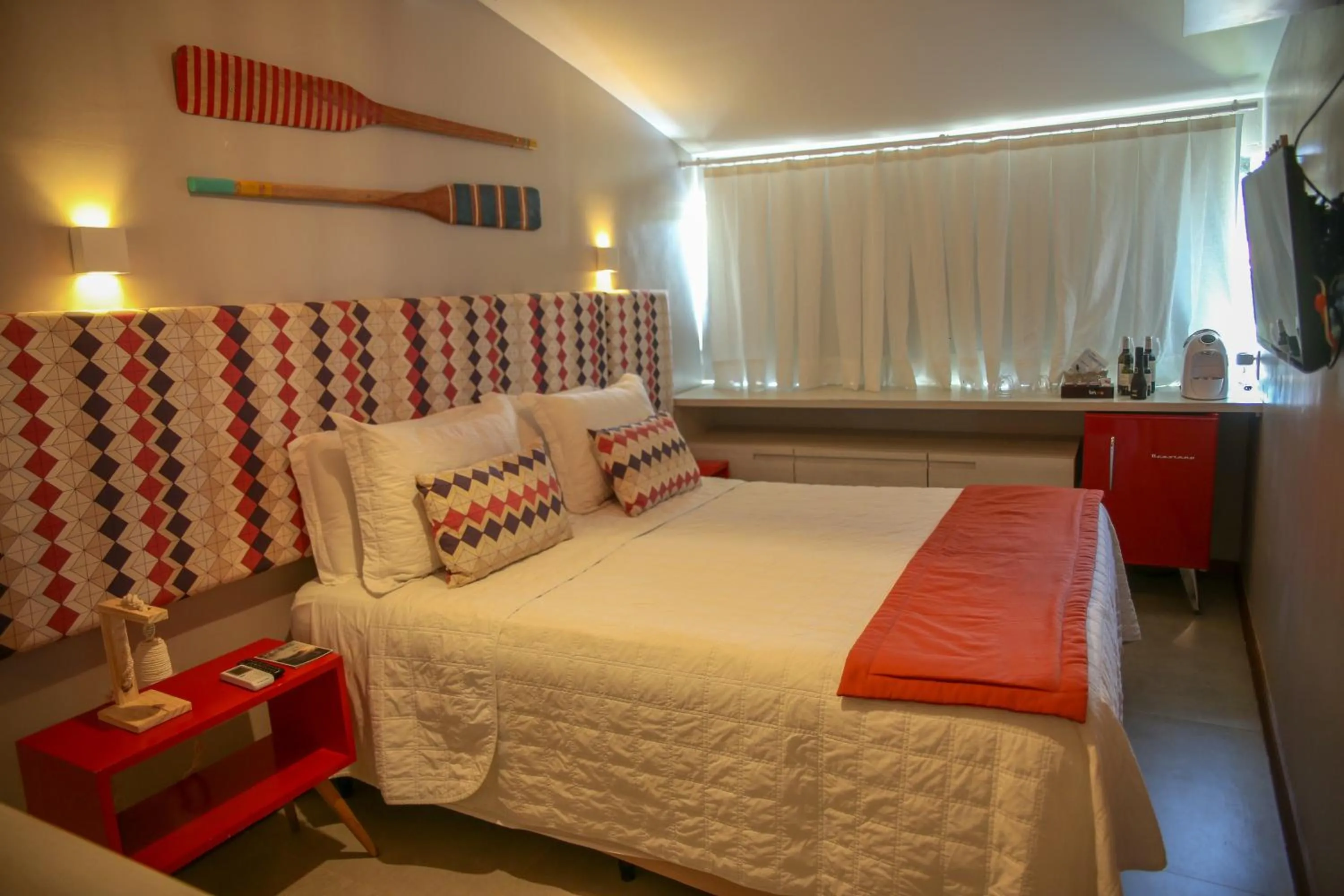 Bed in Pousada Verdes Mares