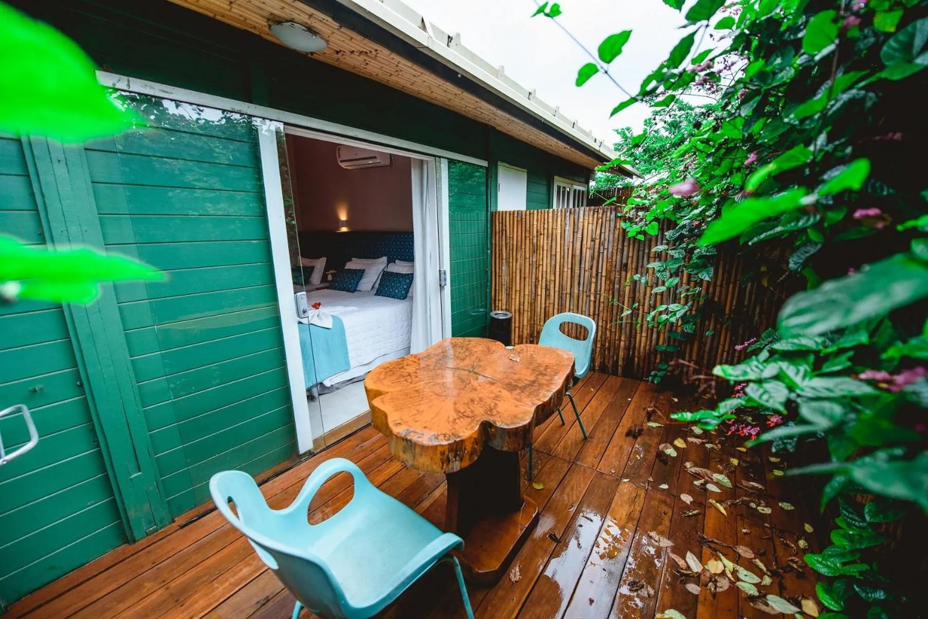 Patio in Pousada Verdes Mares