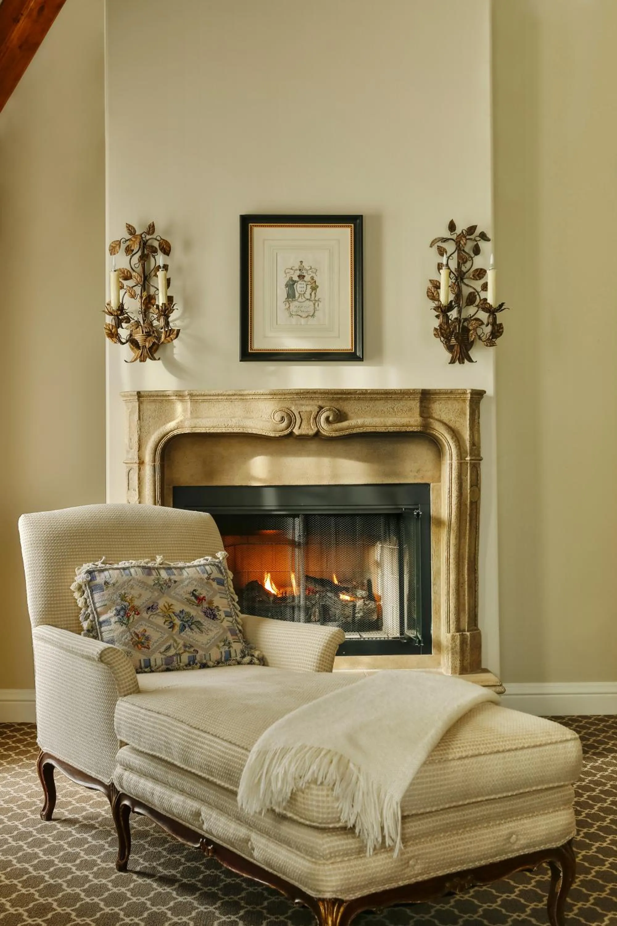 Seating area in Hotel Les Mars