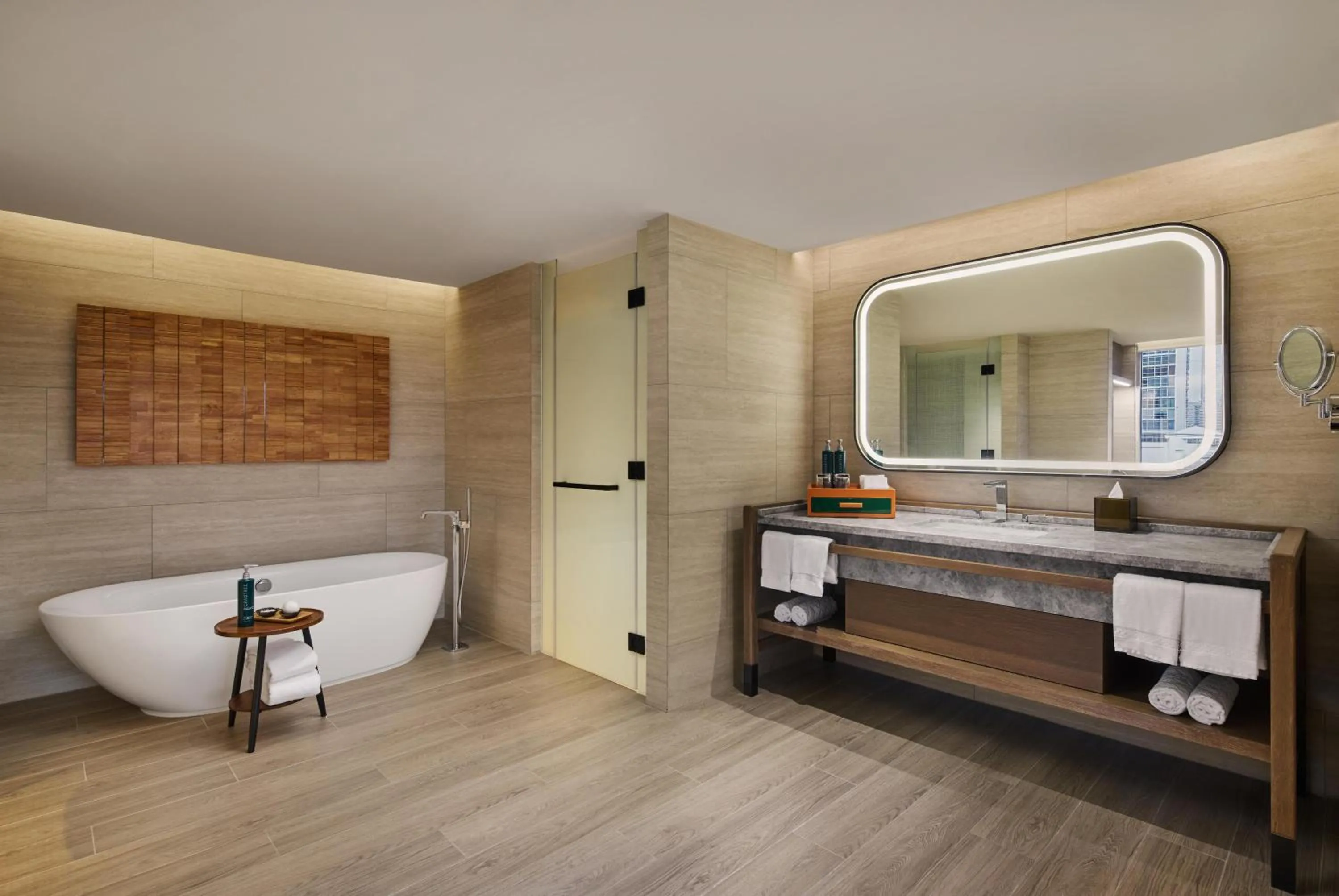 Bathroom in DoubleTree by Hilton Bangkok Ploenchit